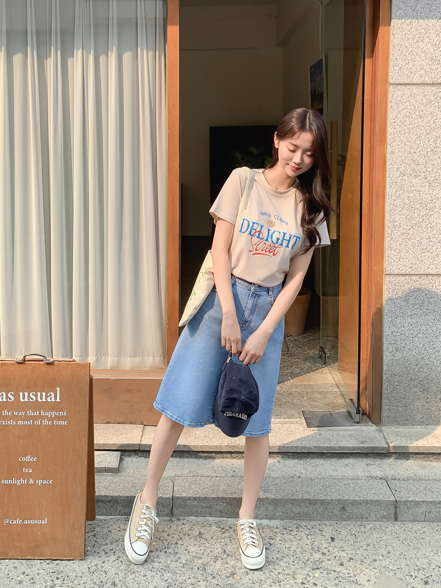 ラウンドネック半袖ロゴTシャツ | 詳細画像2