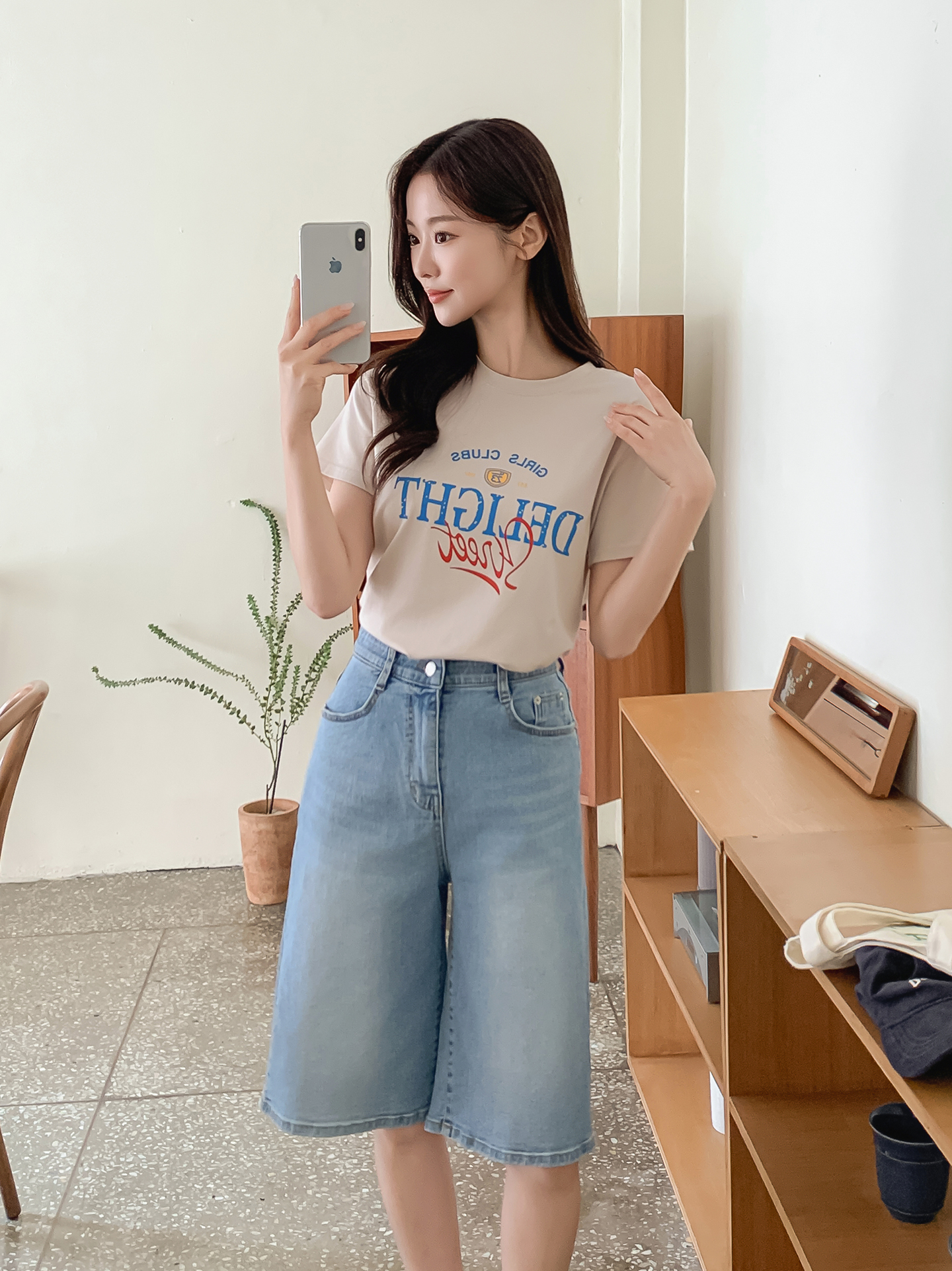 ラウンドネック半袖ロゴTシャツ | 詳細画像9