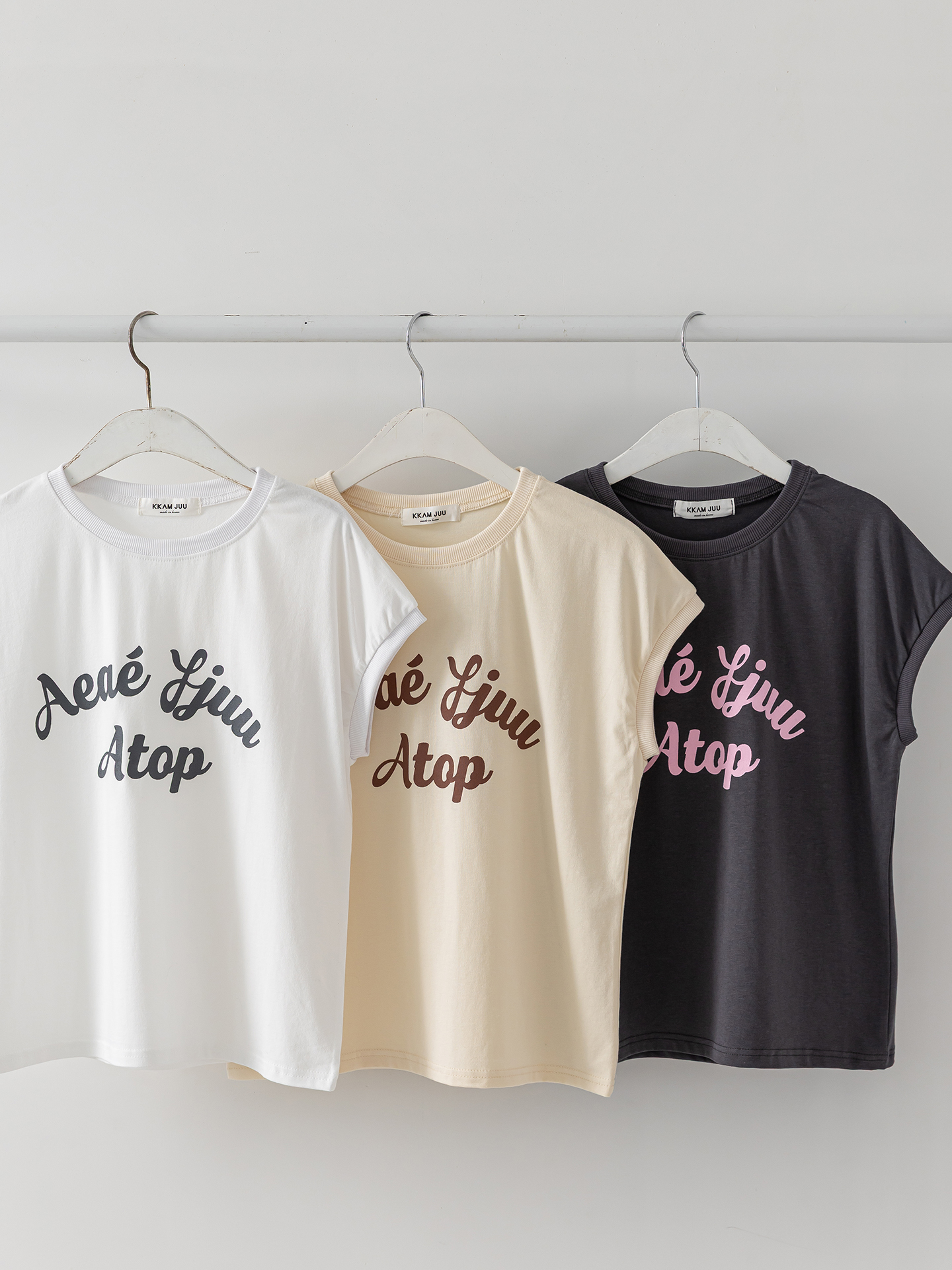 ソフトラウンドネック半袖ロゴTシャツ | 詳細画像21