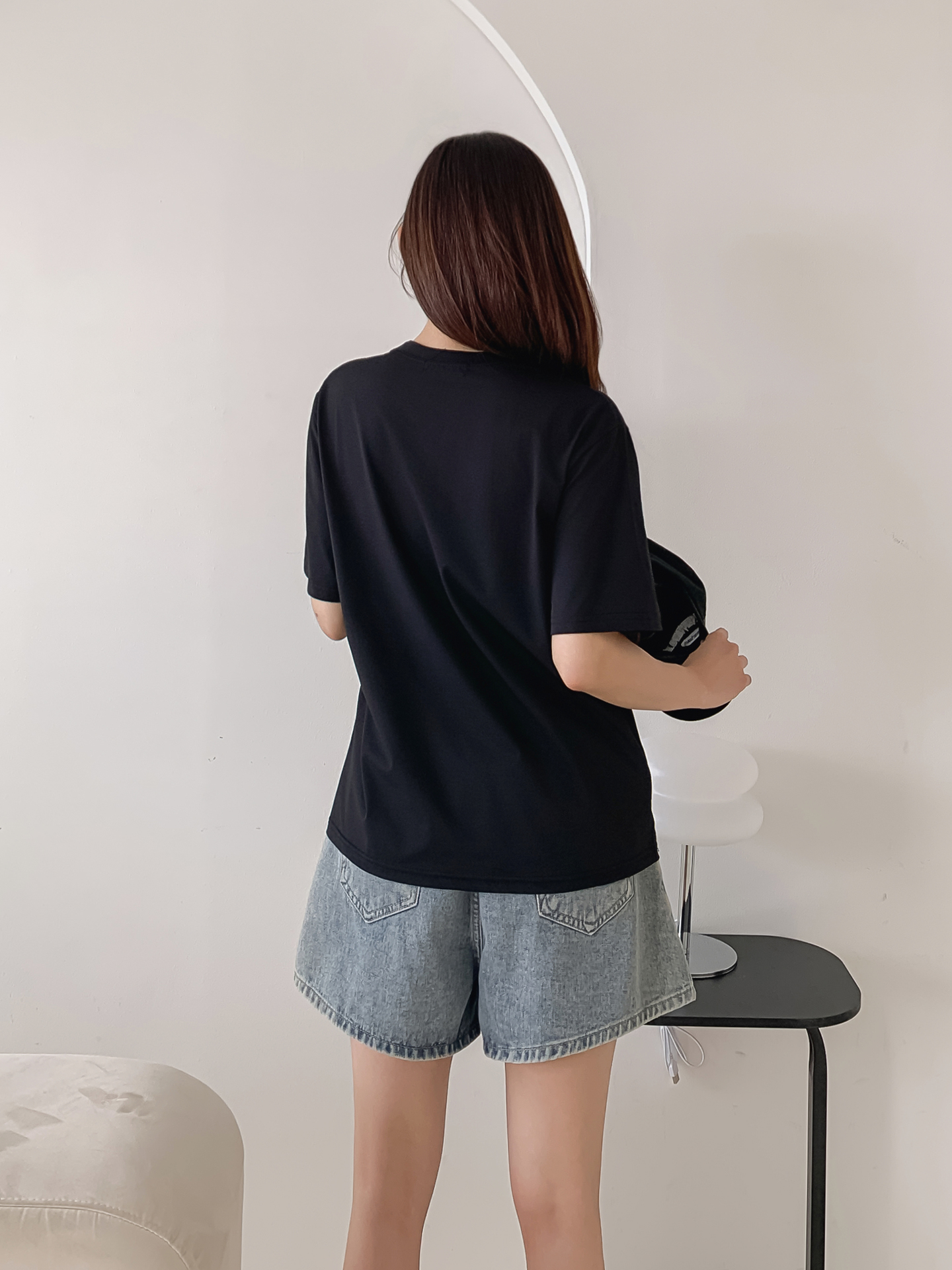 ラウンドネックルーズ半袖ロゴTシャツ | 詳細画像14