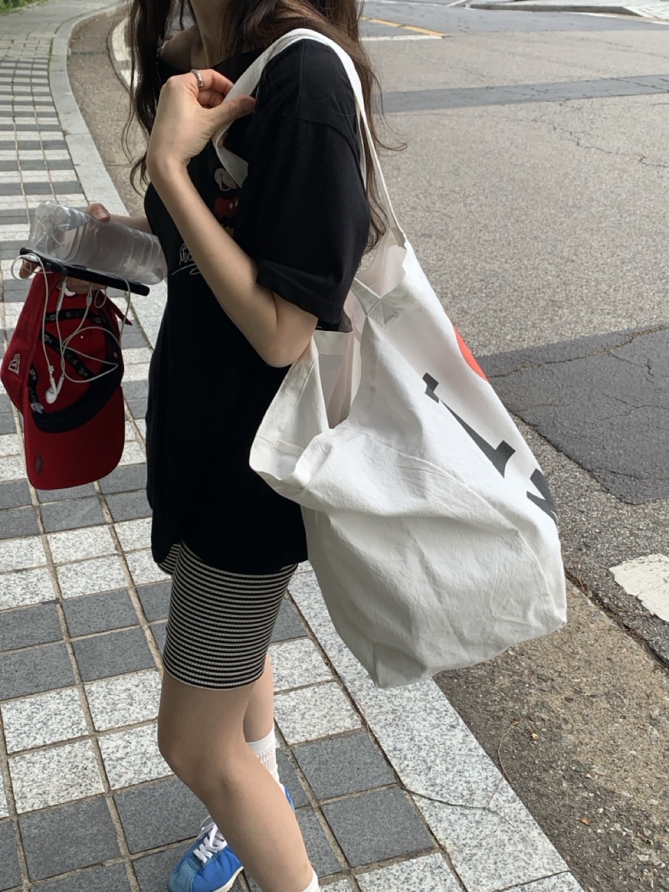 オフショルダー半袖プリントTシャツ | 詳細画像5