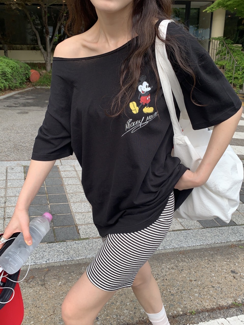 オフショルダー半袖プリントTシャツ | 詳細画像9
