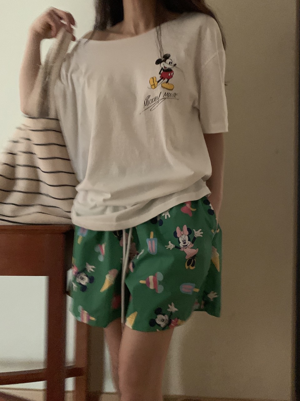 オフショルダー半袖プリントTシャツ | 詳細画像12