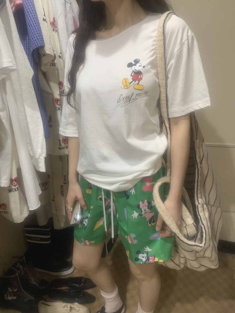オフショルダー半袖プリントTシャツ | 詳細画像16