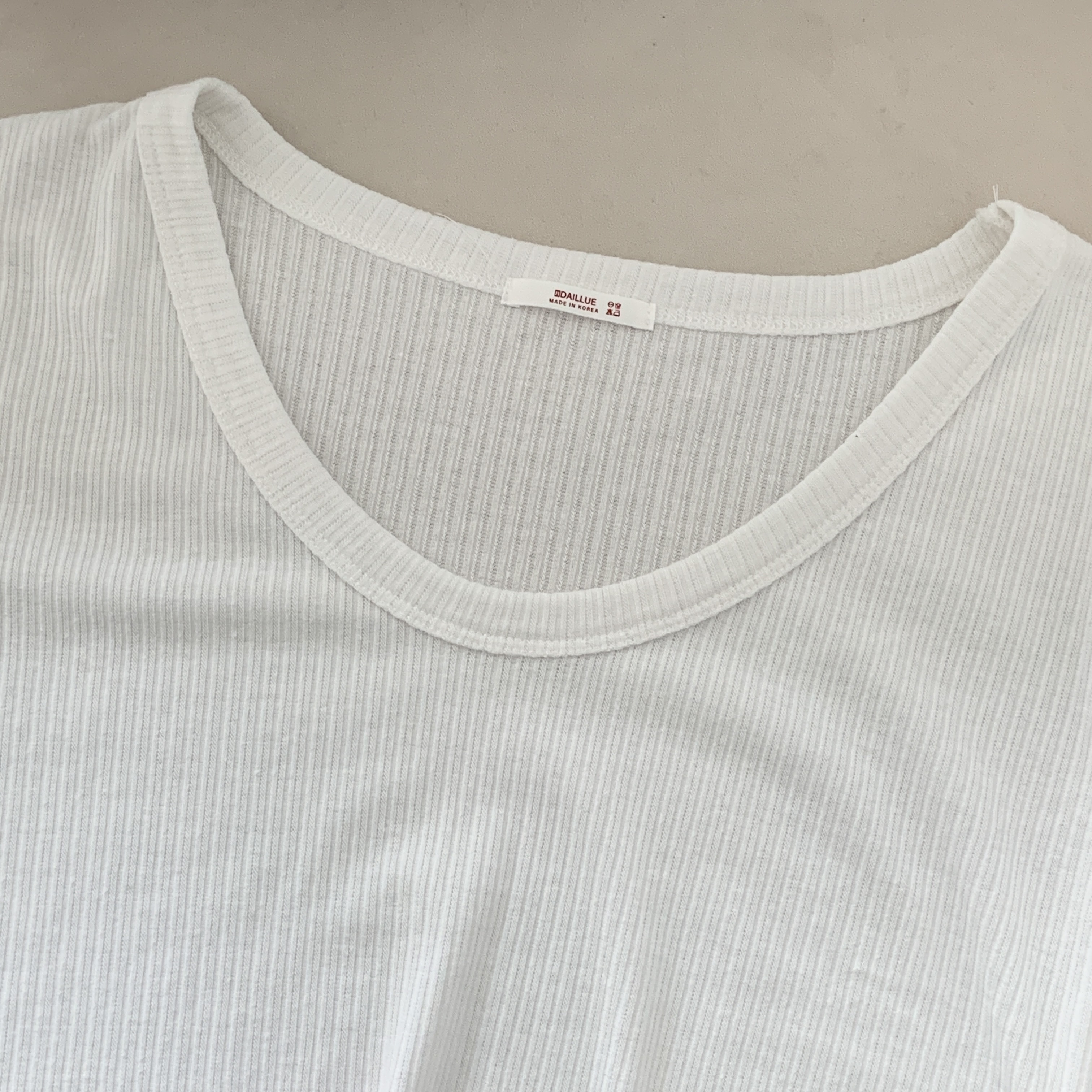 リネン混VネックスリムTシャツ | 詳細画像4