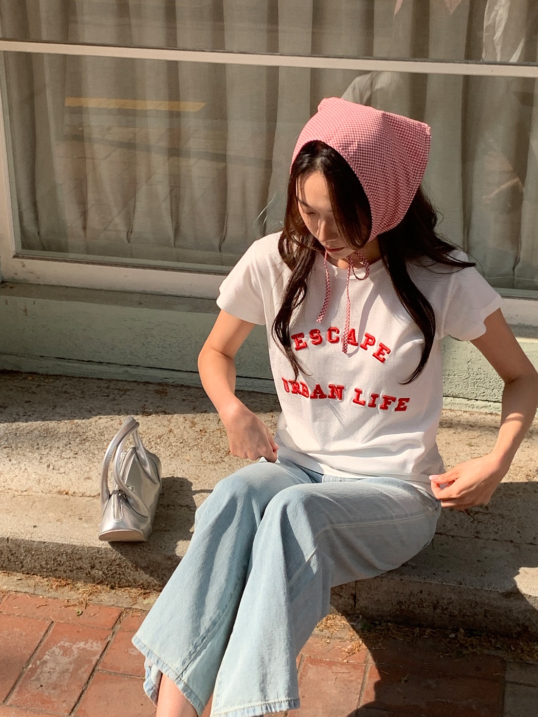レタリング刺繍Tシャツ | 詳細画像3