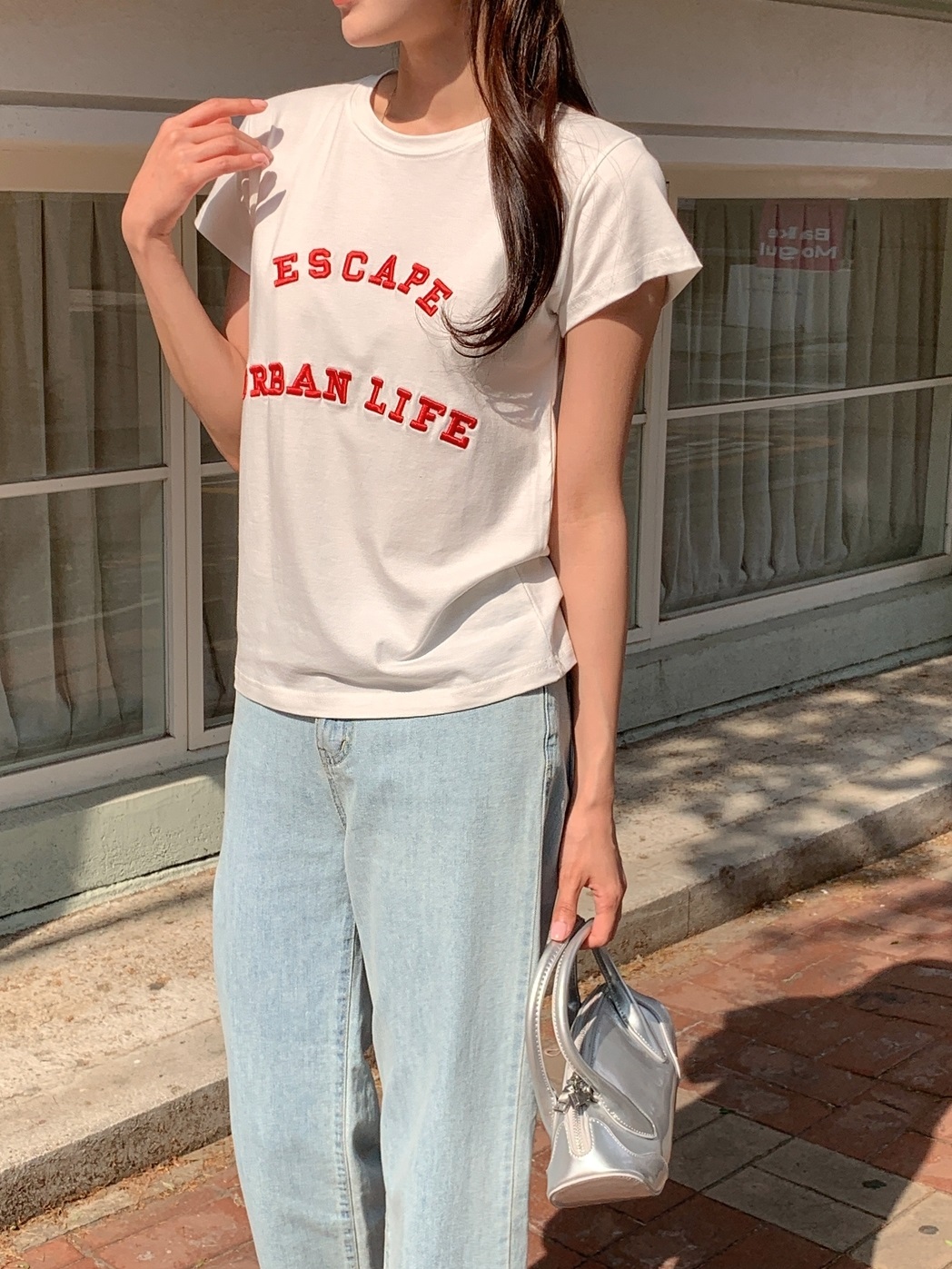 レタリング刺繍Tシャツ | 詳細画像6
