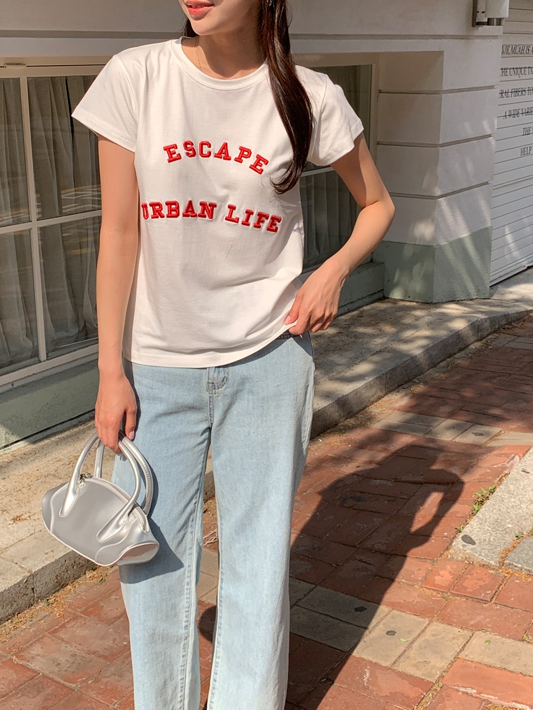 レタリング刺繍Tシャツ | 詳細画像8