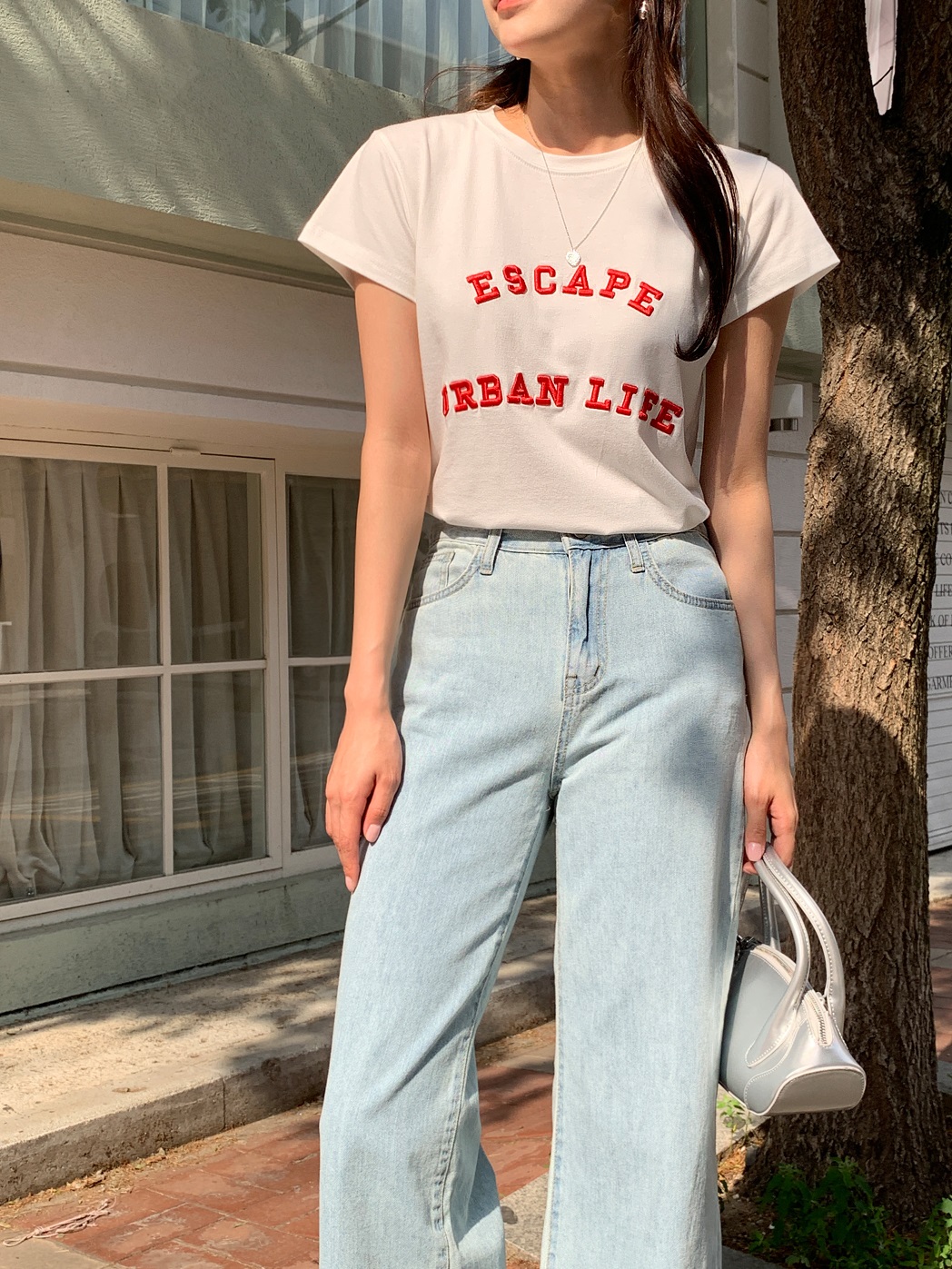 レタリング刺繍Tシャツ | 詳細画像9