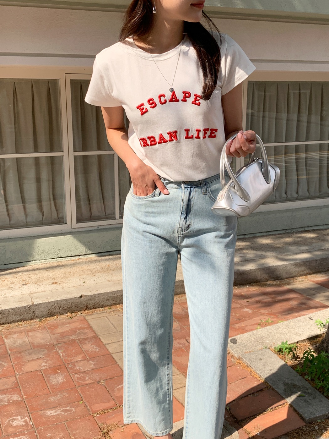 レタリング刺繍Tシャツ | 詳細画像11