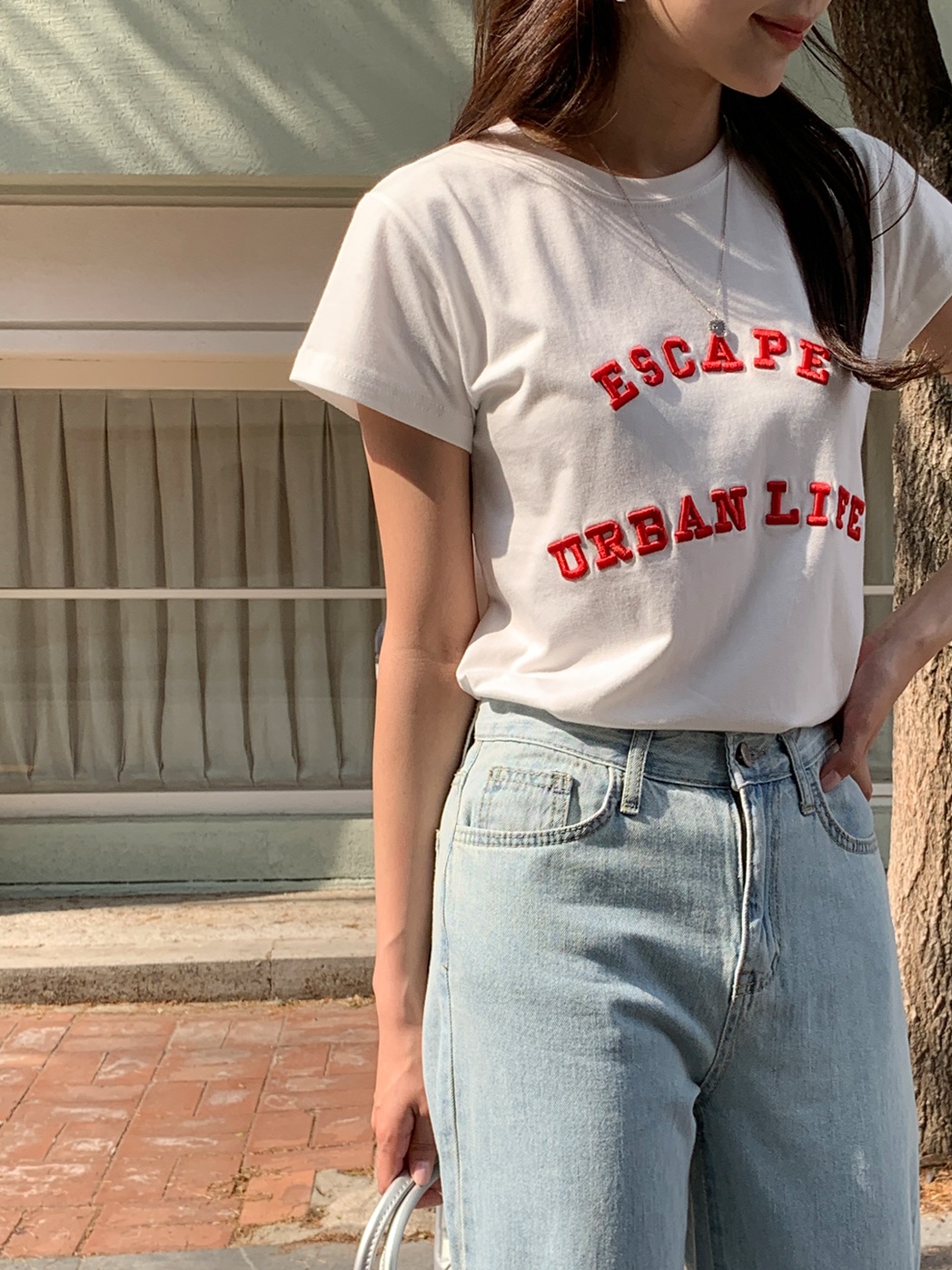 レタリング刺繍Tシャツ | 詳細画像12
