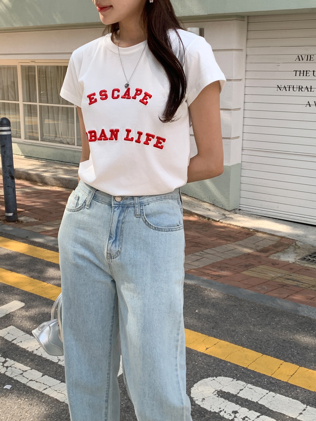 レタリング刺繍Tシャツ | 詳細画像13