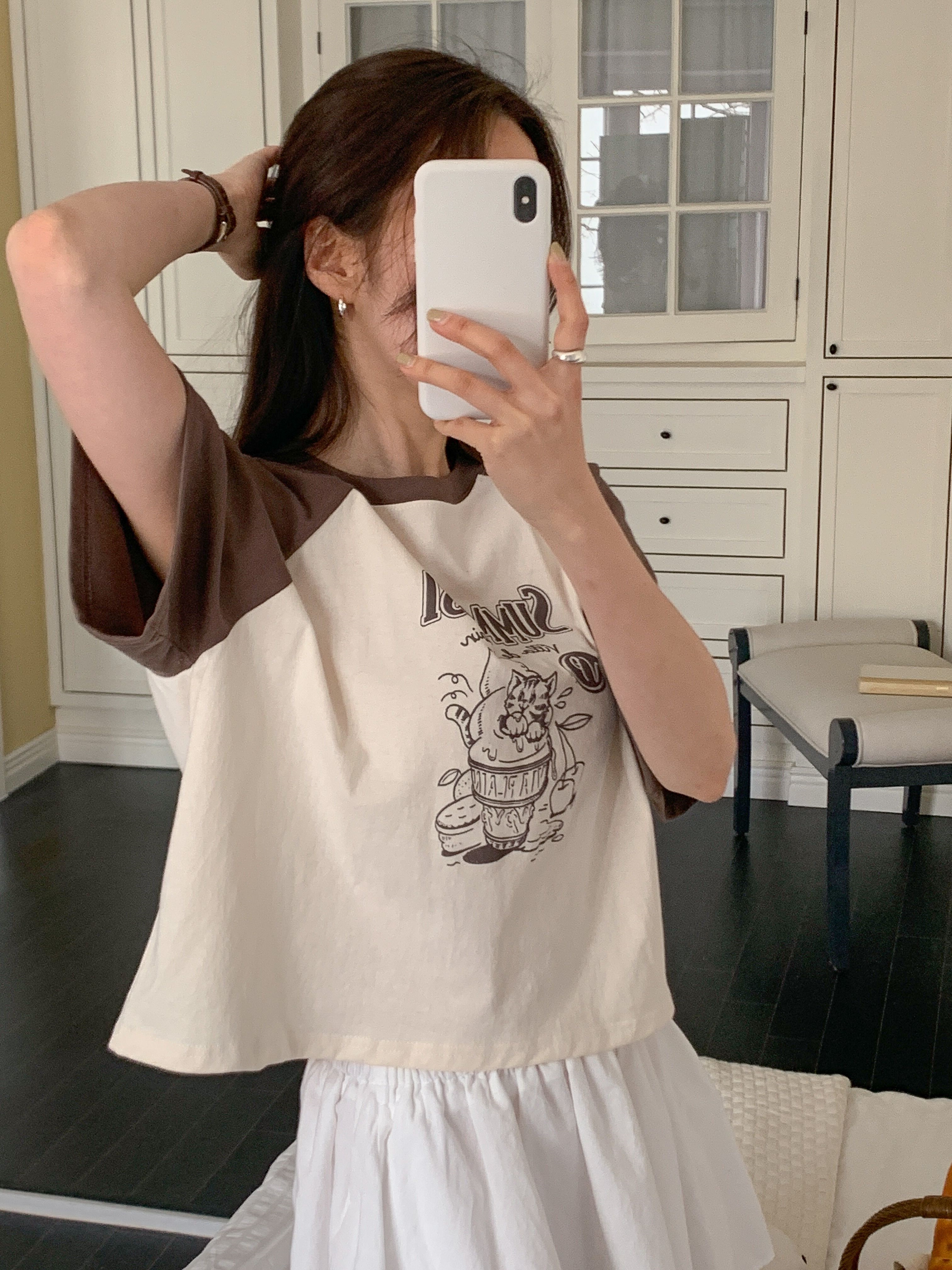 ラグランプリントTシャツ | 詳細画像5