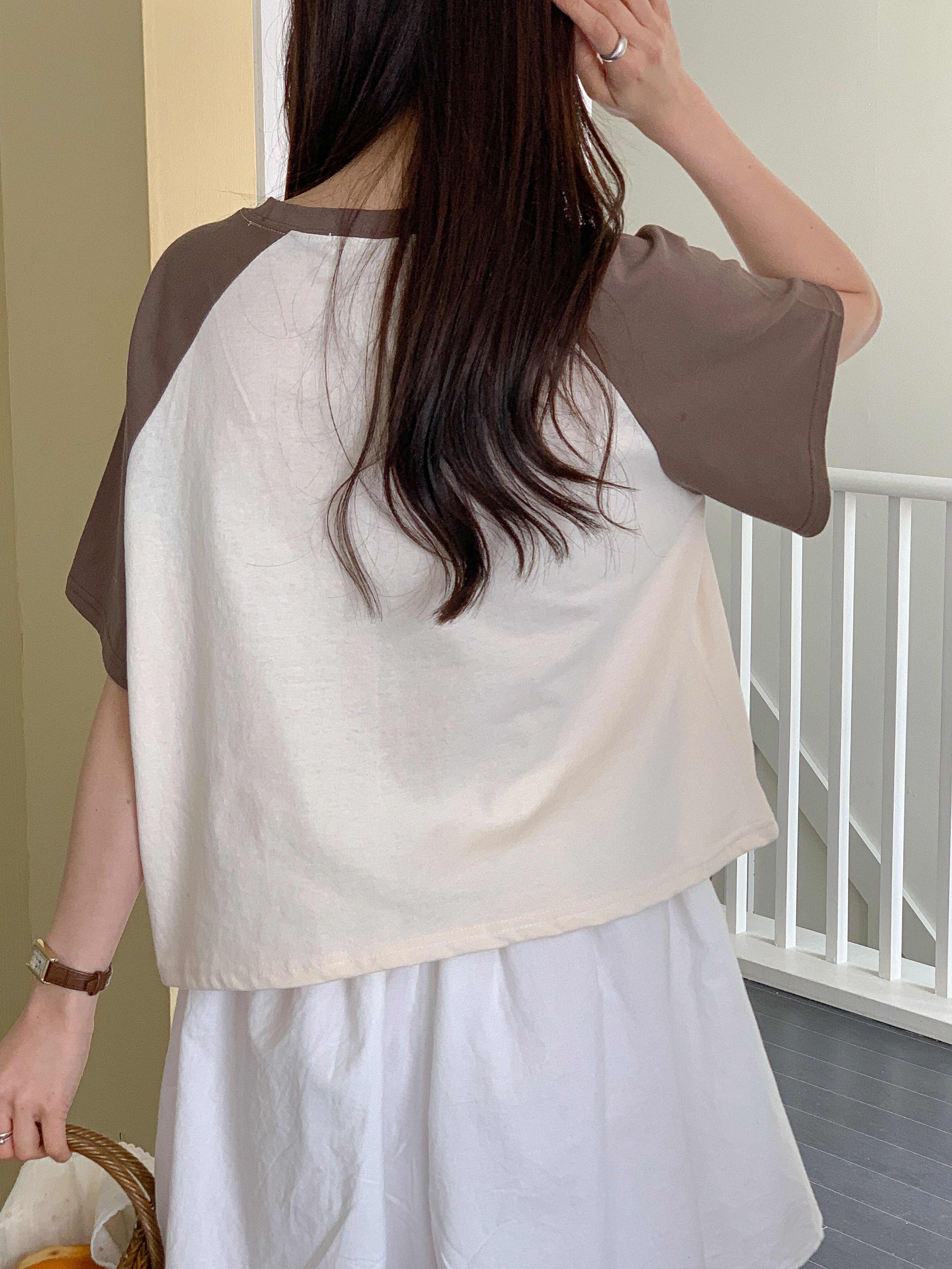 ラグランプリントTシャツ | 詳細画像12