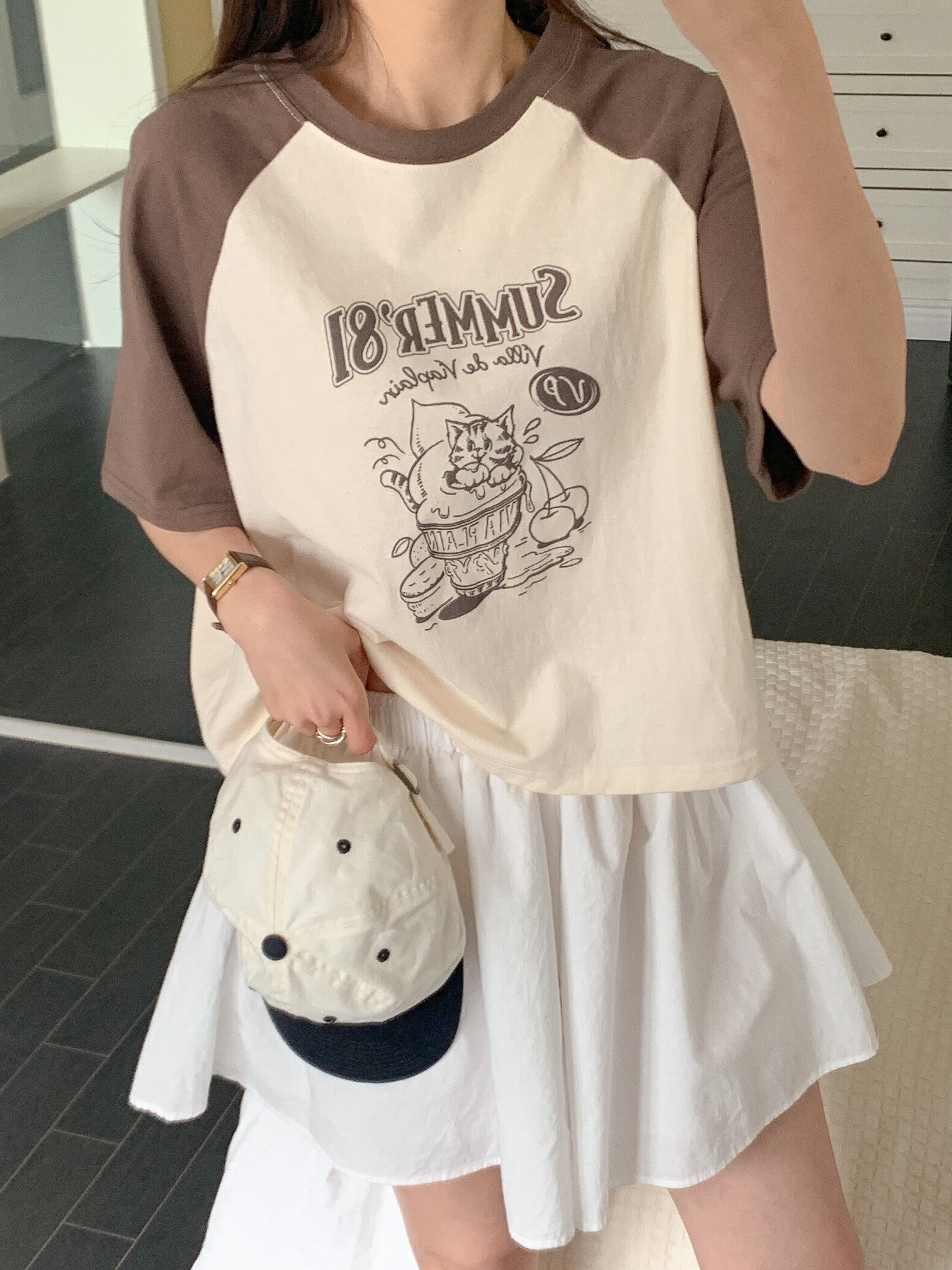 ラグランプリントTシャツ | 詳細画像17