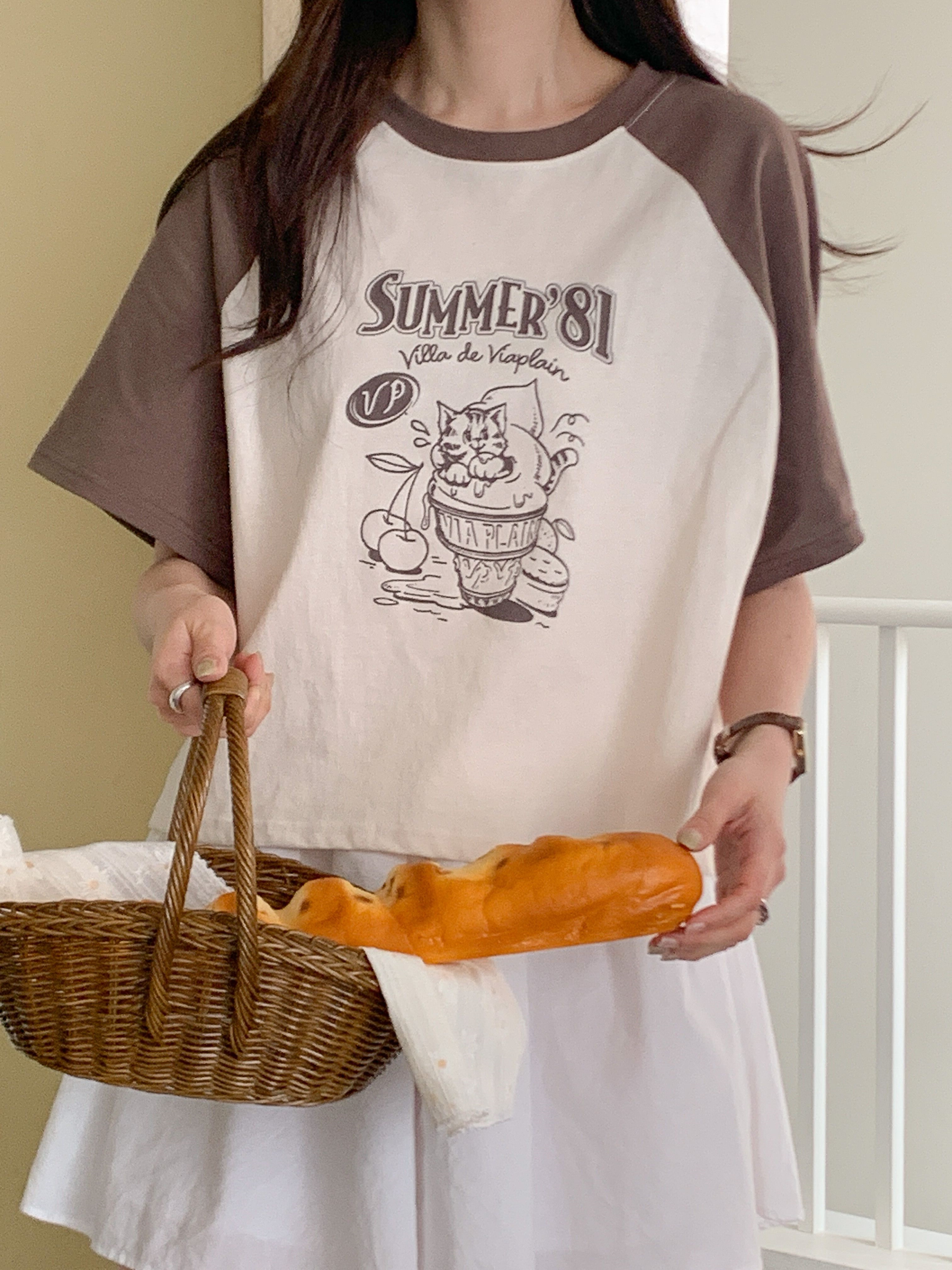 ラグランプリントTシャツ | 詳細画像19