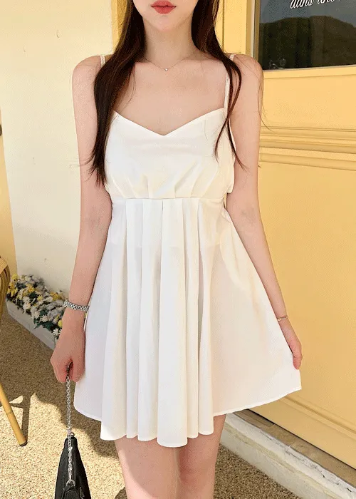 バックストラップバックレスバックゴムキャミワンピース | dearsera | 詳細画像1