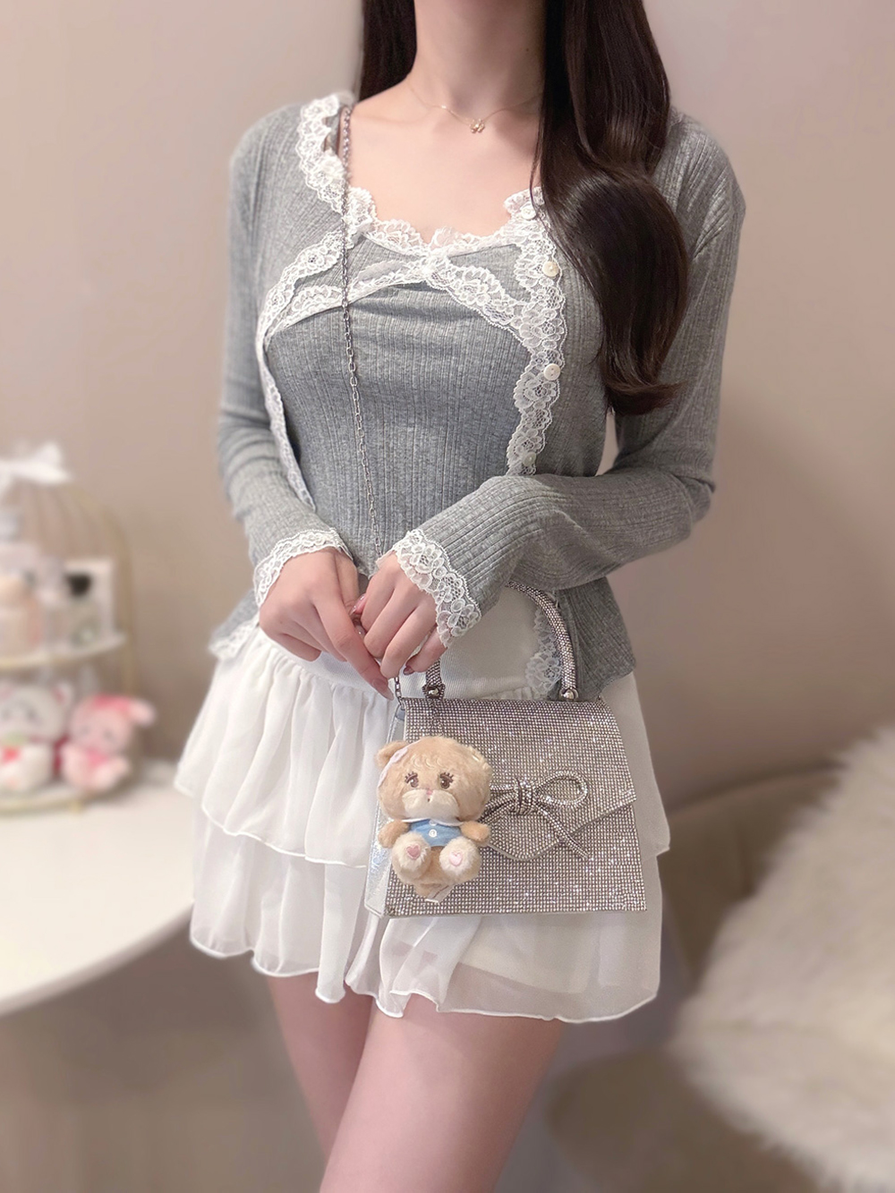 フリルティアードミニスカート | 詳細画像9