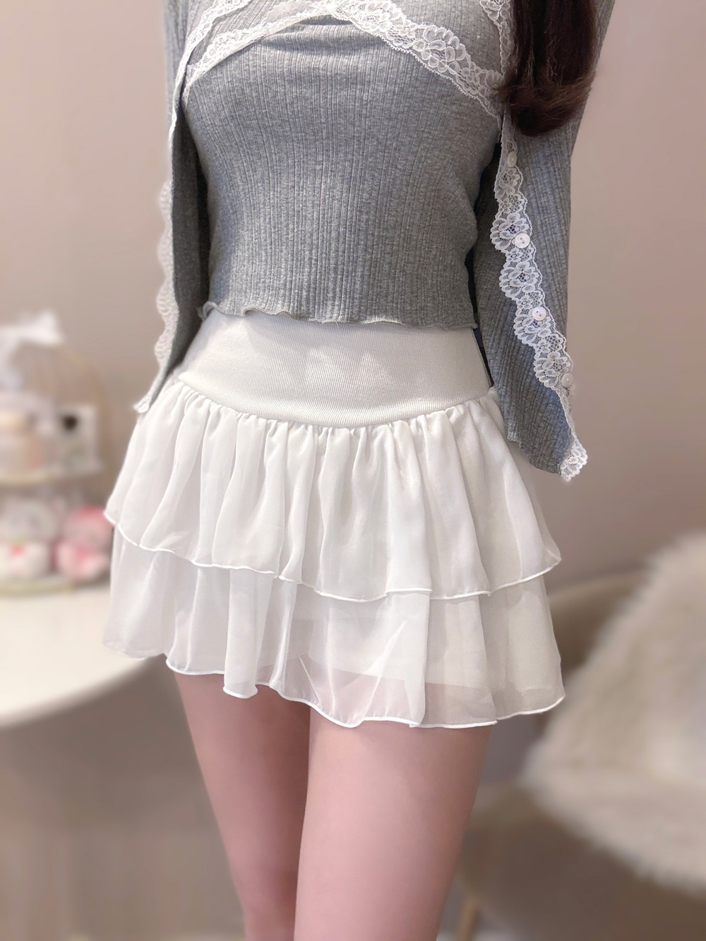 フリルティアードミニスカート | 詳細画像11