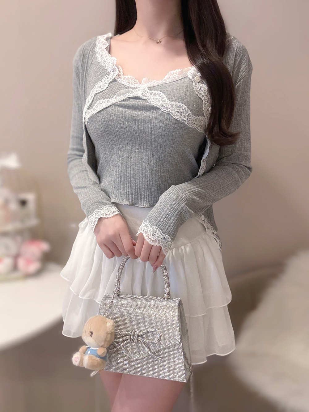 フリルティアードミニスカート | 詳細画像13