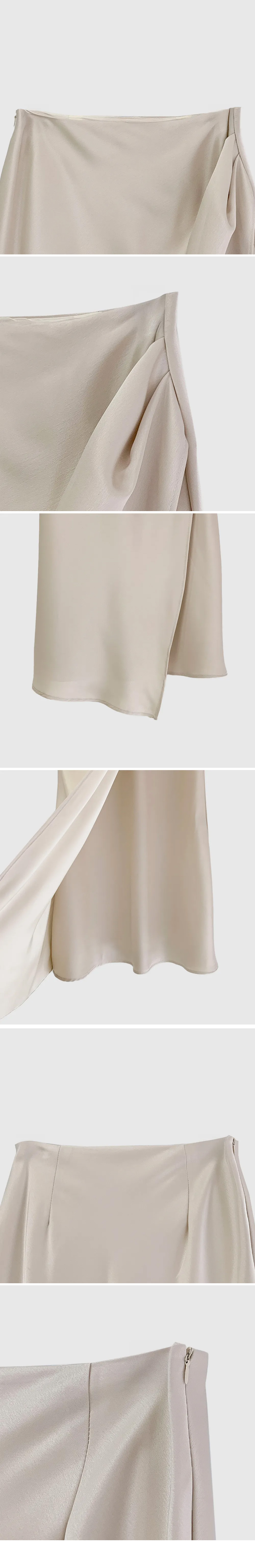 サテンラップデザインマーメイドスカート | 詳細画像14