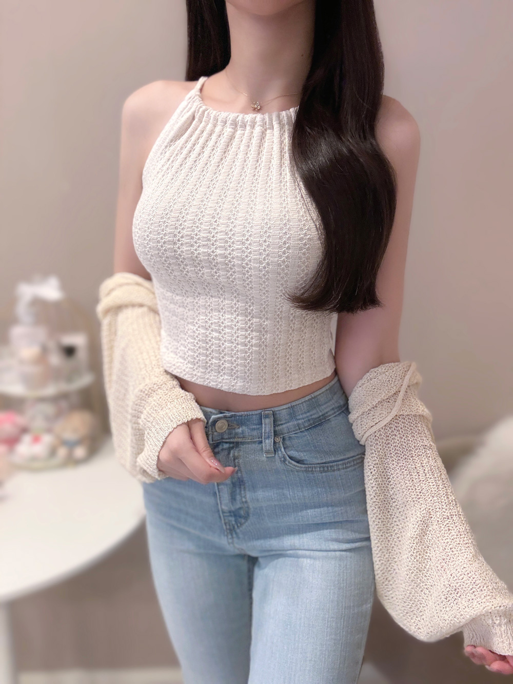 ドロストホルターキャミソール | 詳細画像5