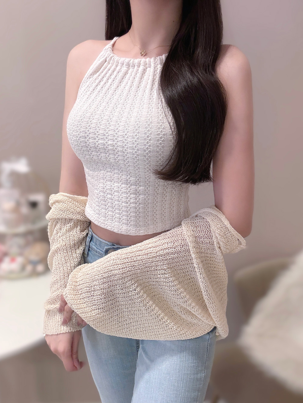 ドロストホルターキャミソール | 詳細画像10