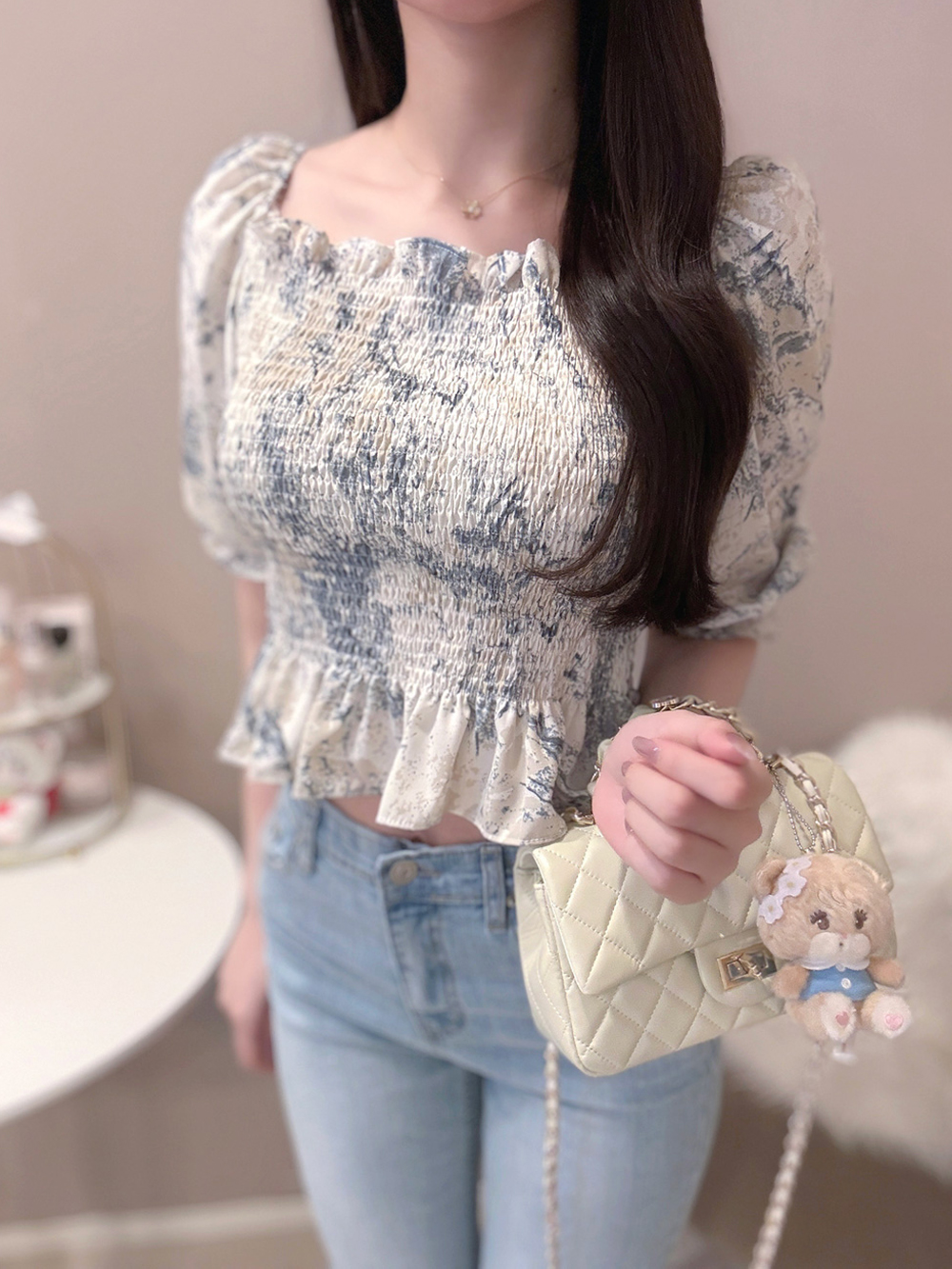 カラースモークブラウス | 詳細画像4