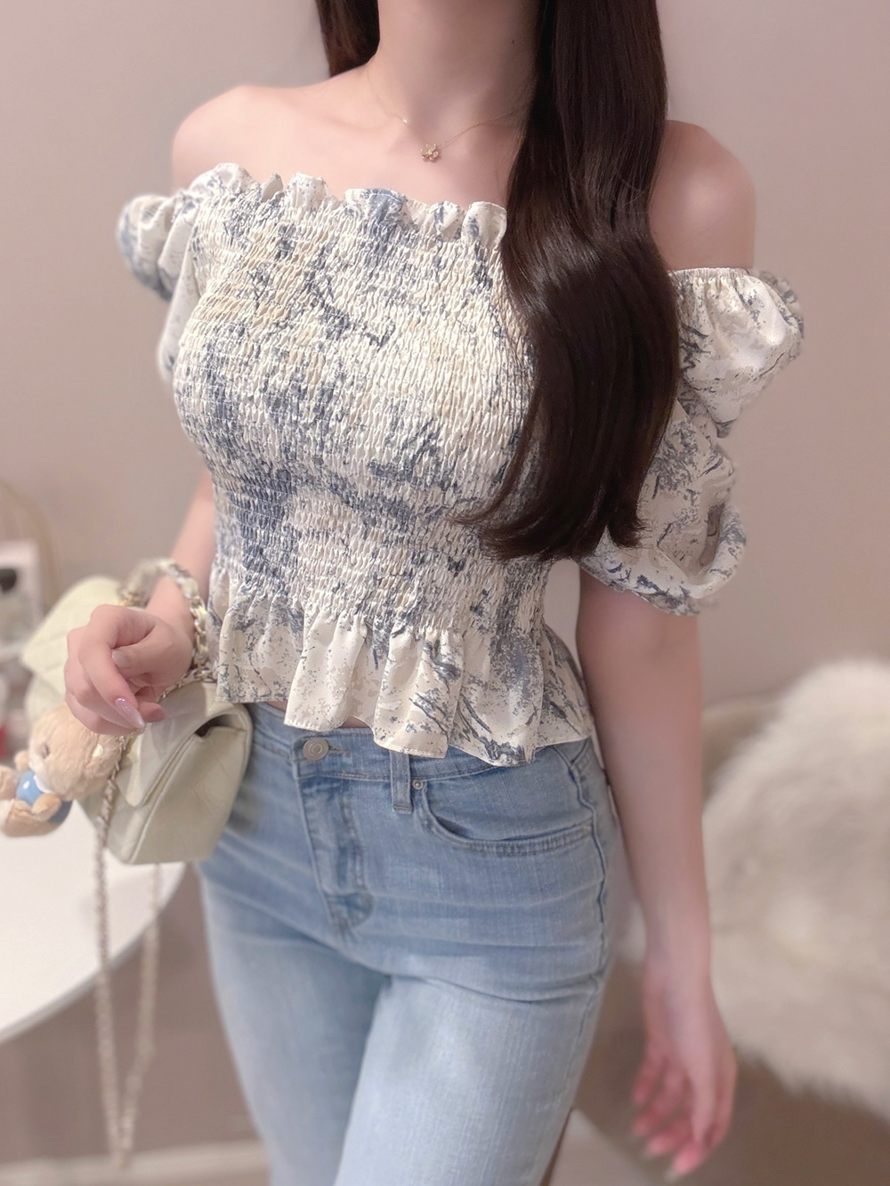 カラースモークブラウス | 詳細画像5