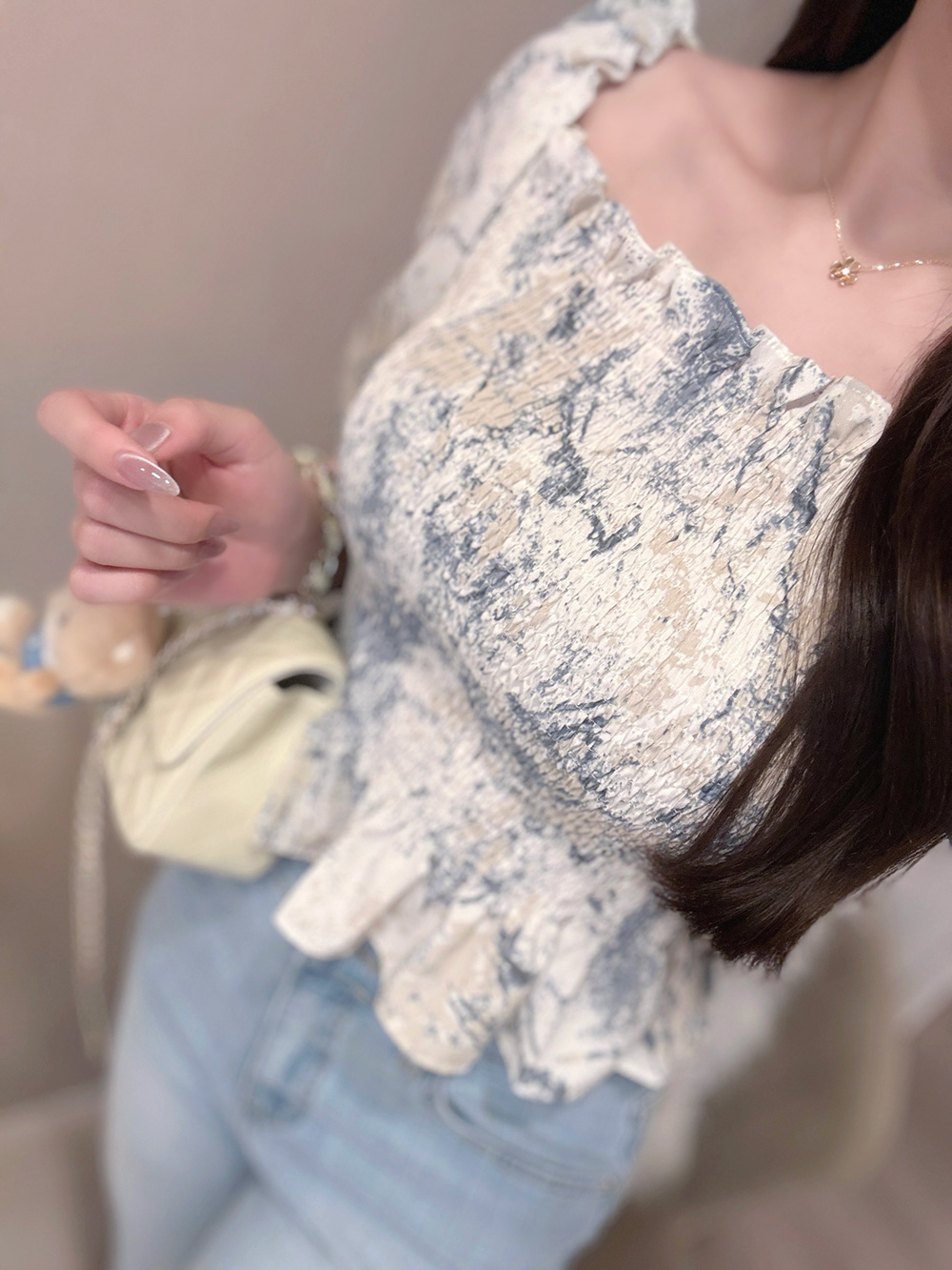 カラースモークブラウス | 詳細画像10