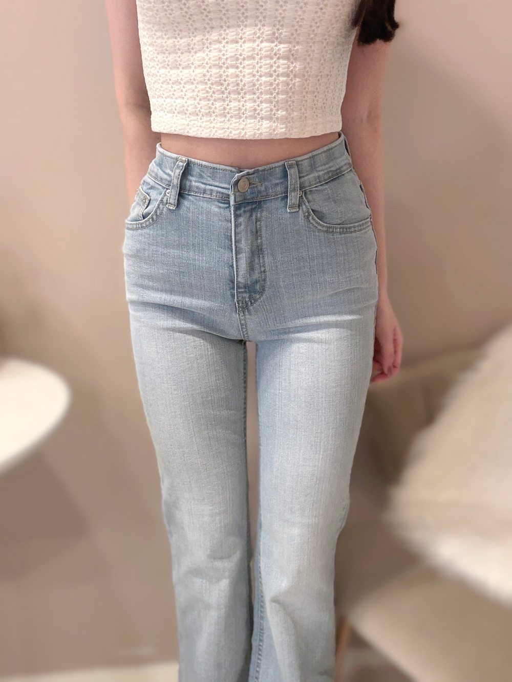 ハイウエストフレアデニムパンツ | 詳細画像3