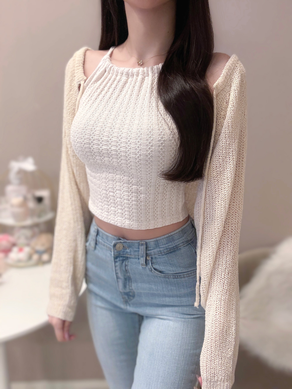 ハイウエストフレアデニムパンツ | 詳細画像8