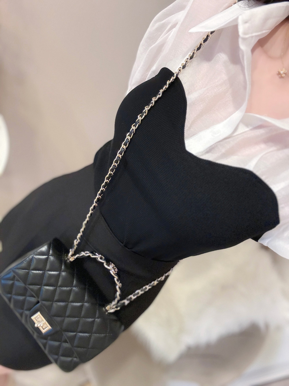 2WAYシアーカラードッキングブラウス | 詳細画像10