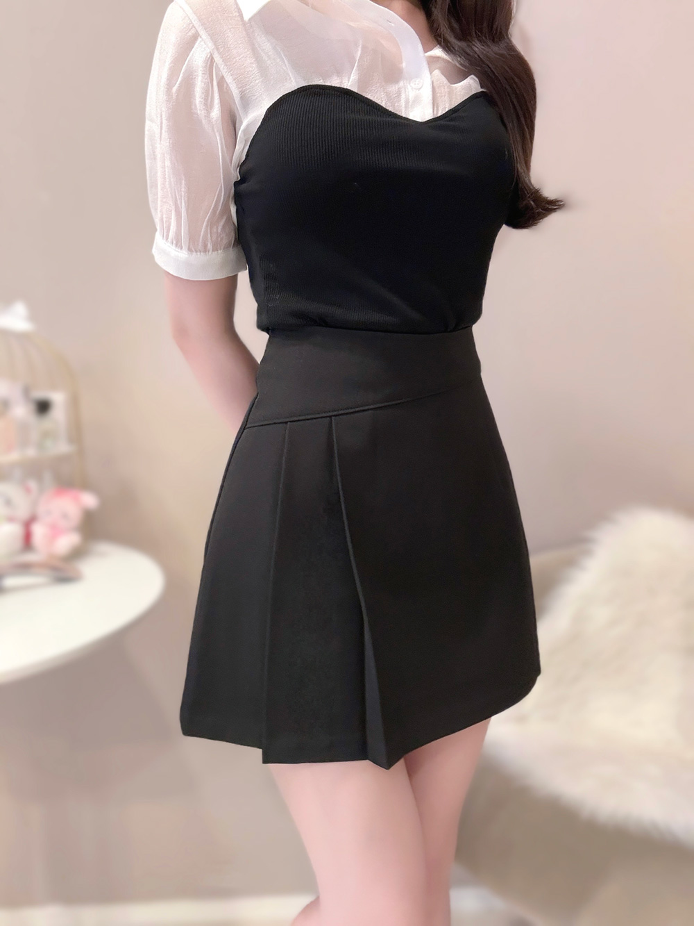 サイドプリーツミニスカート | 詳細画像3