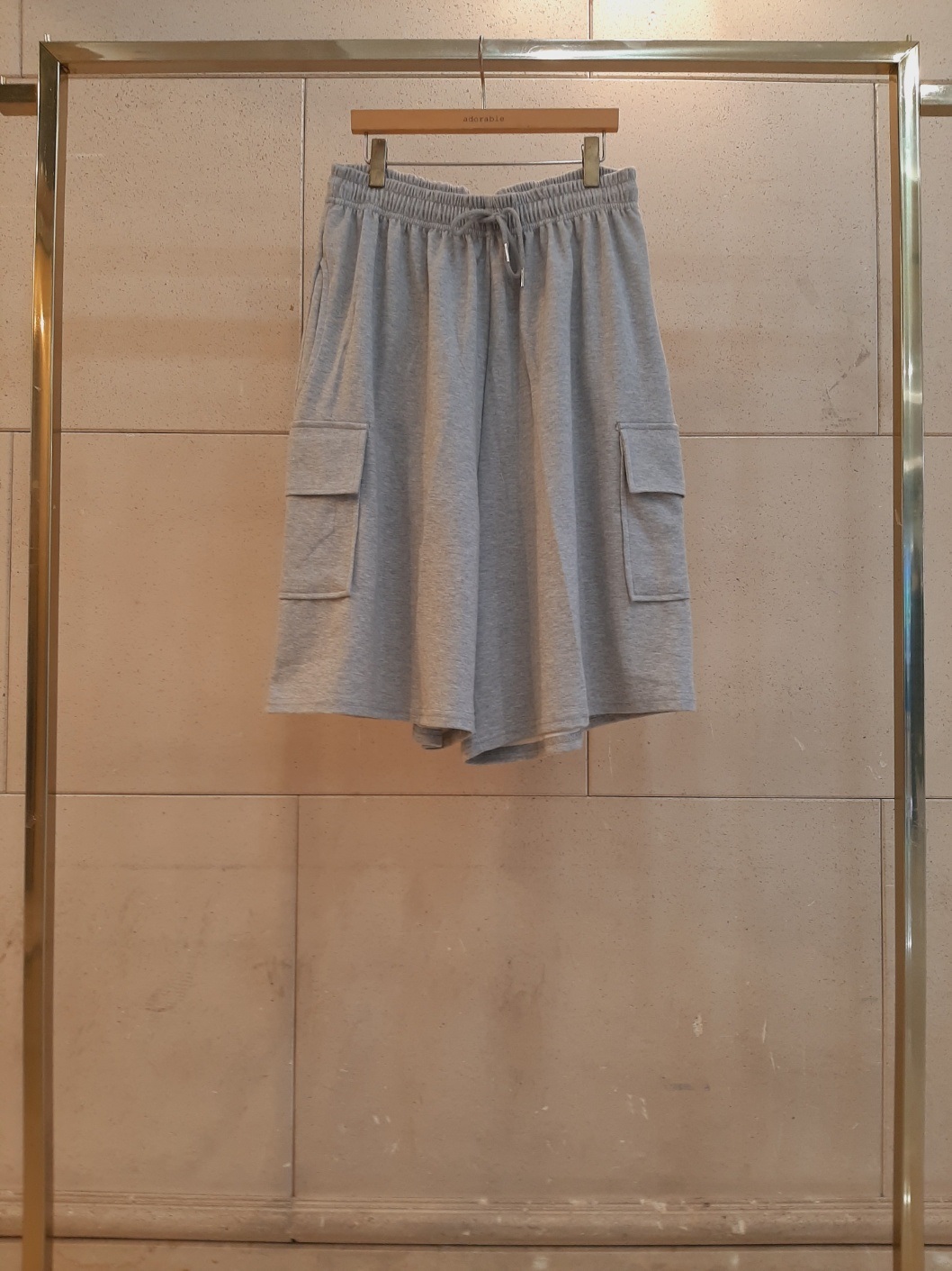 ウエストゴムカーゴバミューダワイドトレーニングショートパンツ | 詳細画像9