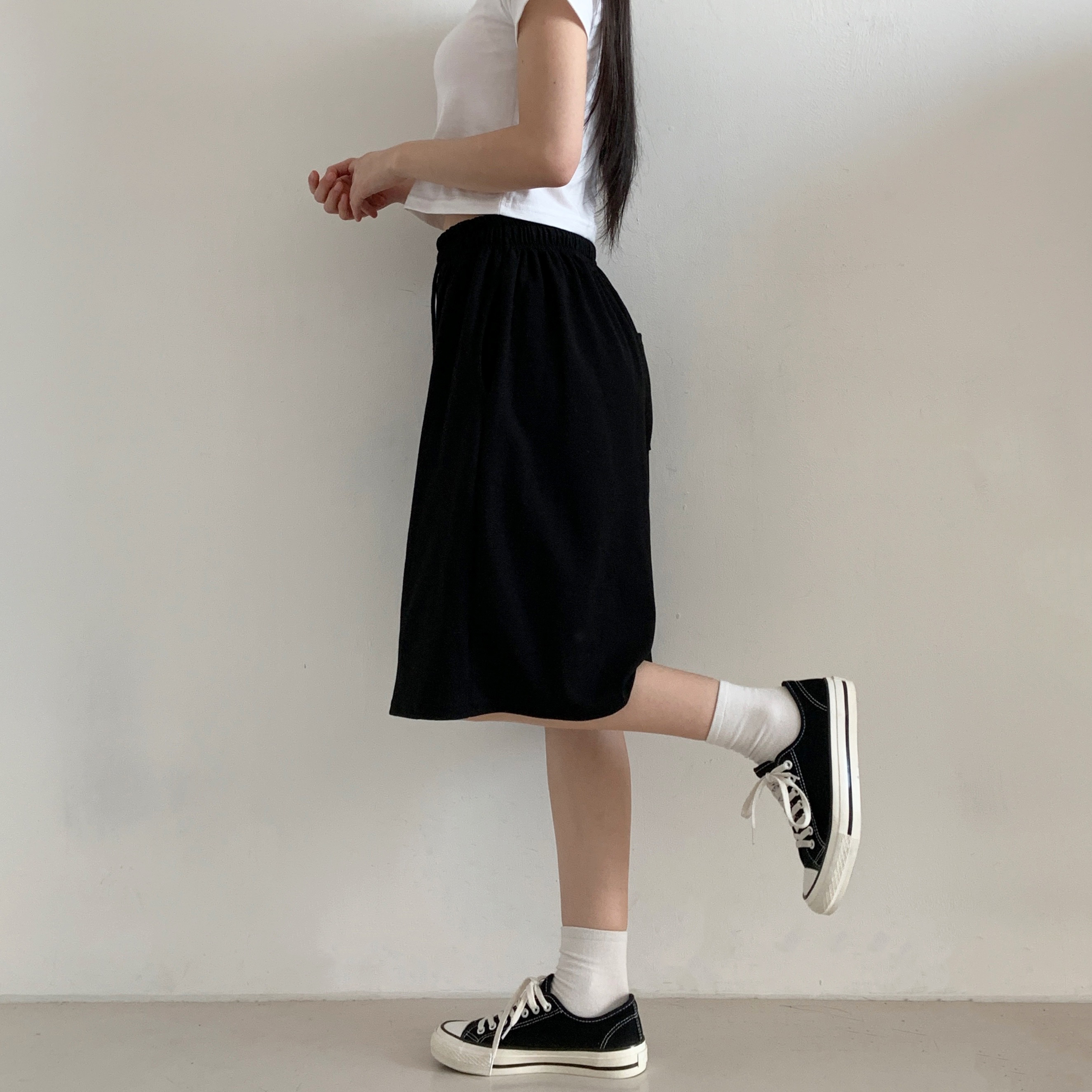 ウエストゴムバミューダトレーニングショートパンツ | 詳細画像6
