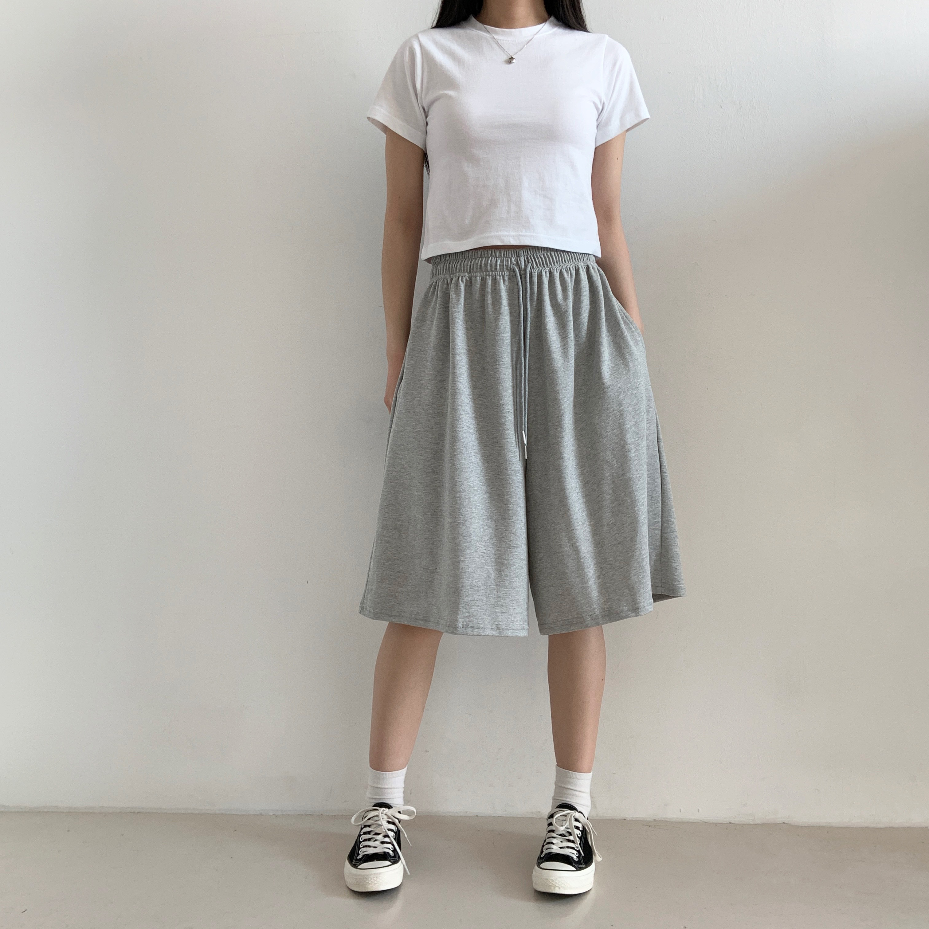ウエストゴムバミューダトレーニングショートパンツ | 詳細画像7