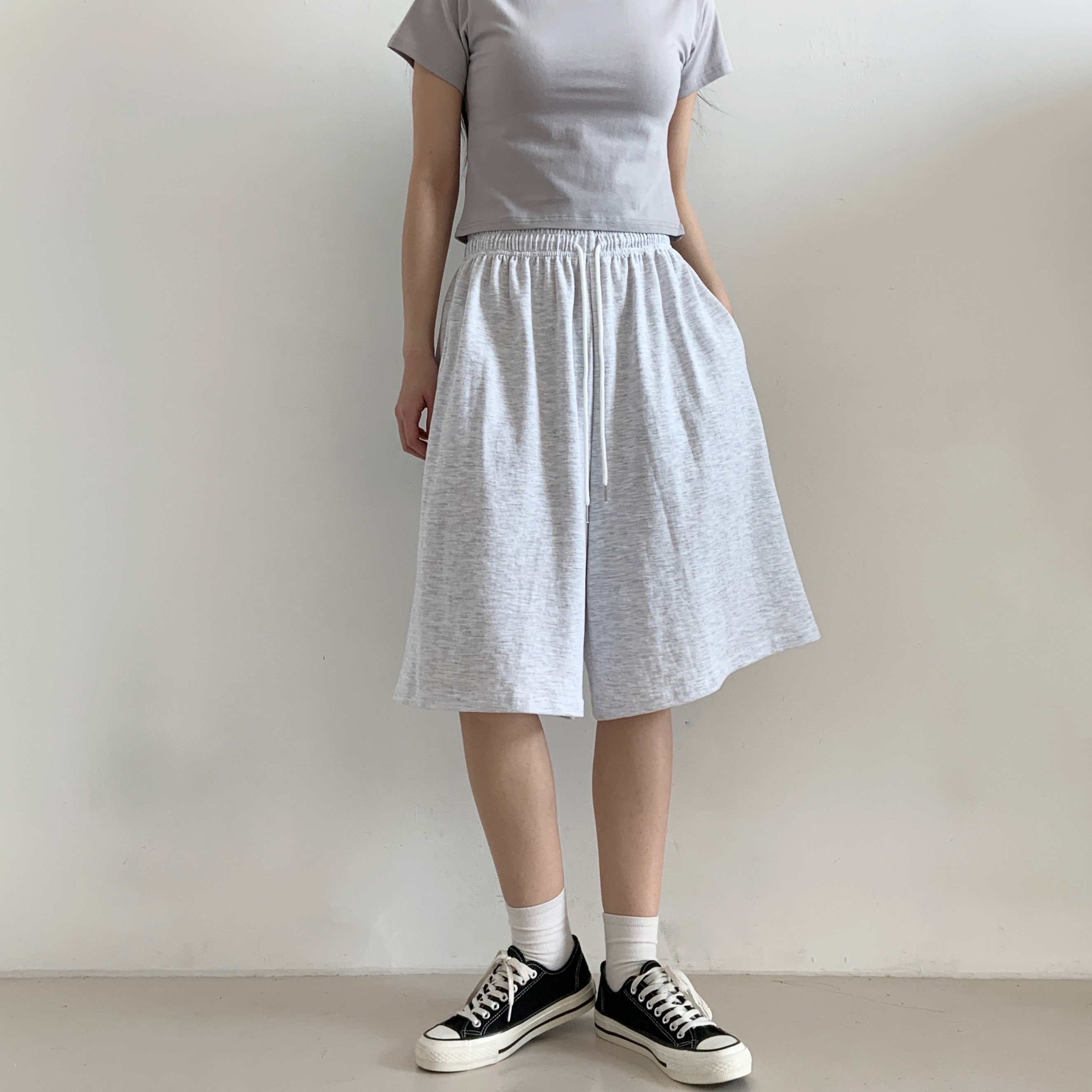 ウエストゴムバミューダトレーニングショートパンツ | 詳細画像8