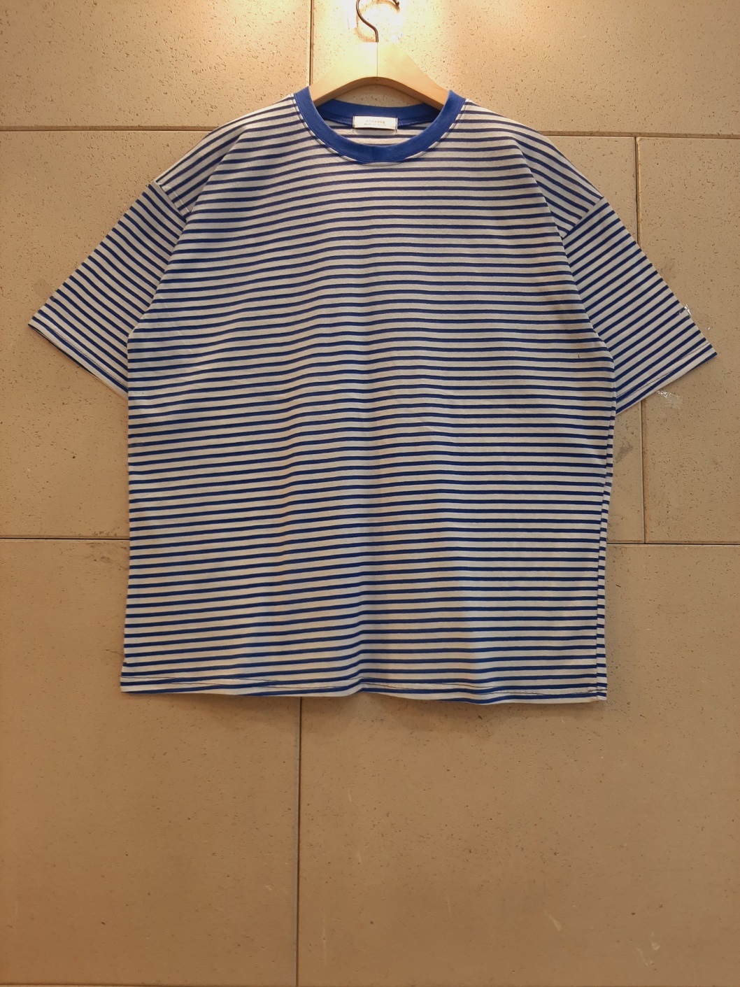 ルーズ半袖ボーダー配色Tシャツ | 詳細画像11
