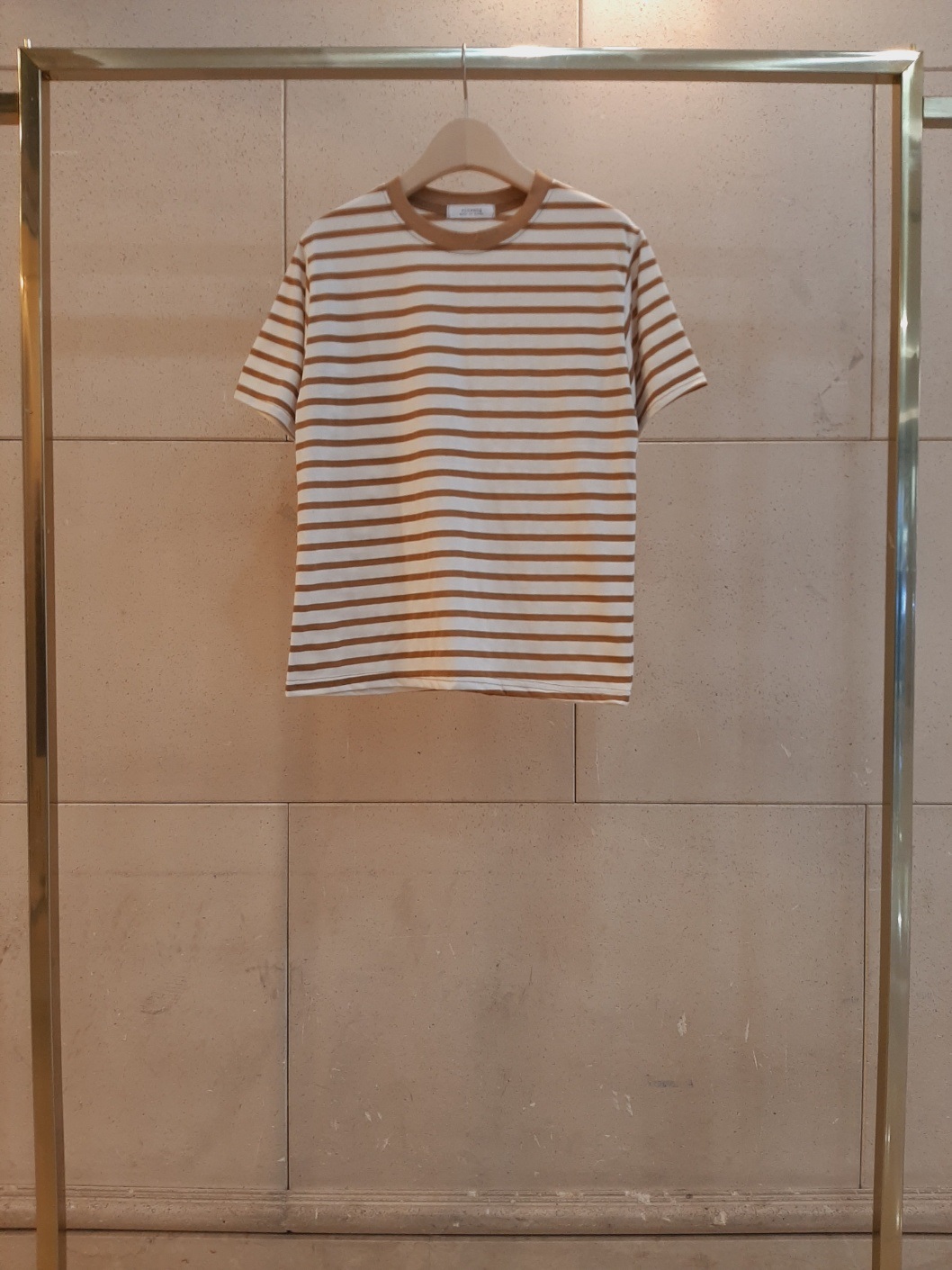 スリム半袖ボーダー配色Tシャツ | 詳細画像10