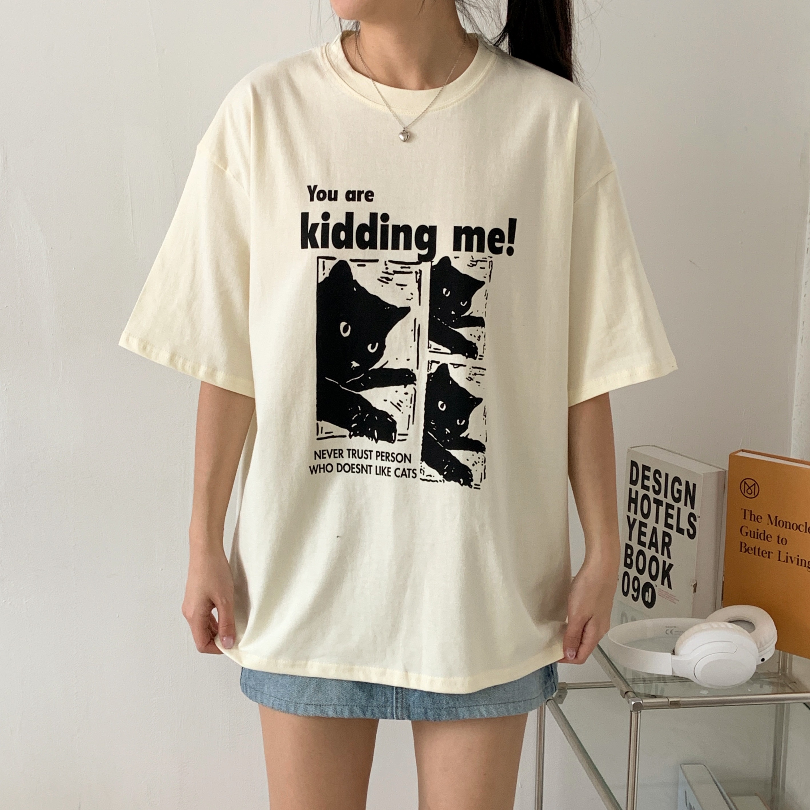 ボクシー半袖両面プリントTシャツ | 詳細画像3