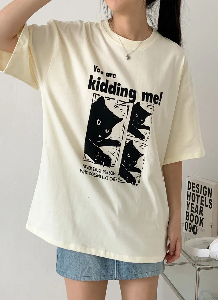 ボクシー半袖両面プリントTシャツ | 詳細画像1