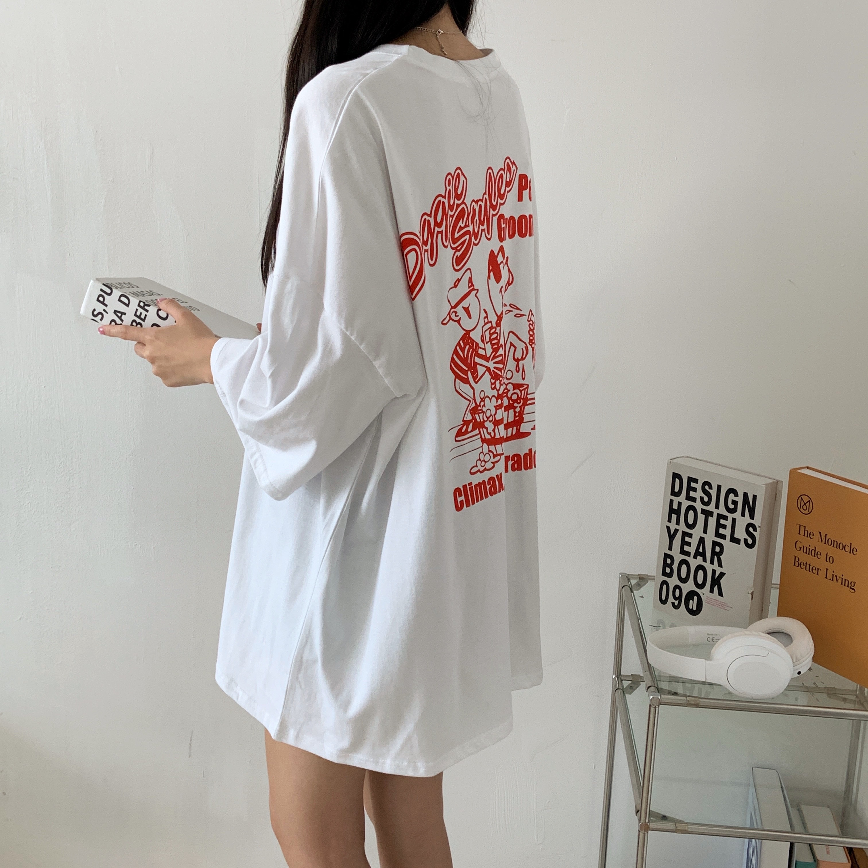 ボクシー半袖両面プリントTシャツ | 詳細画像2