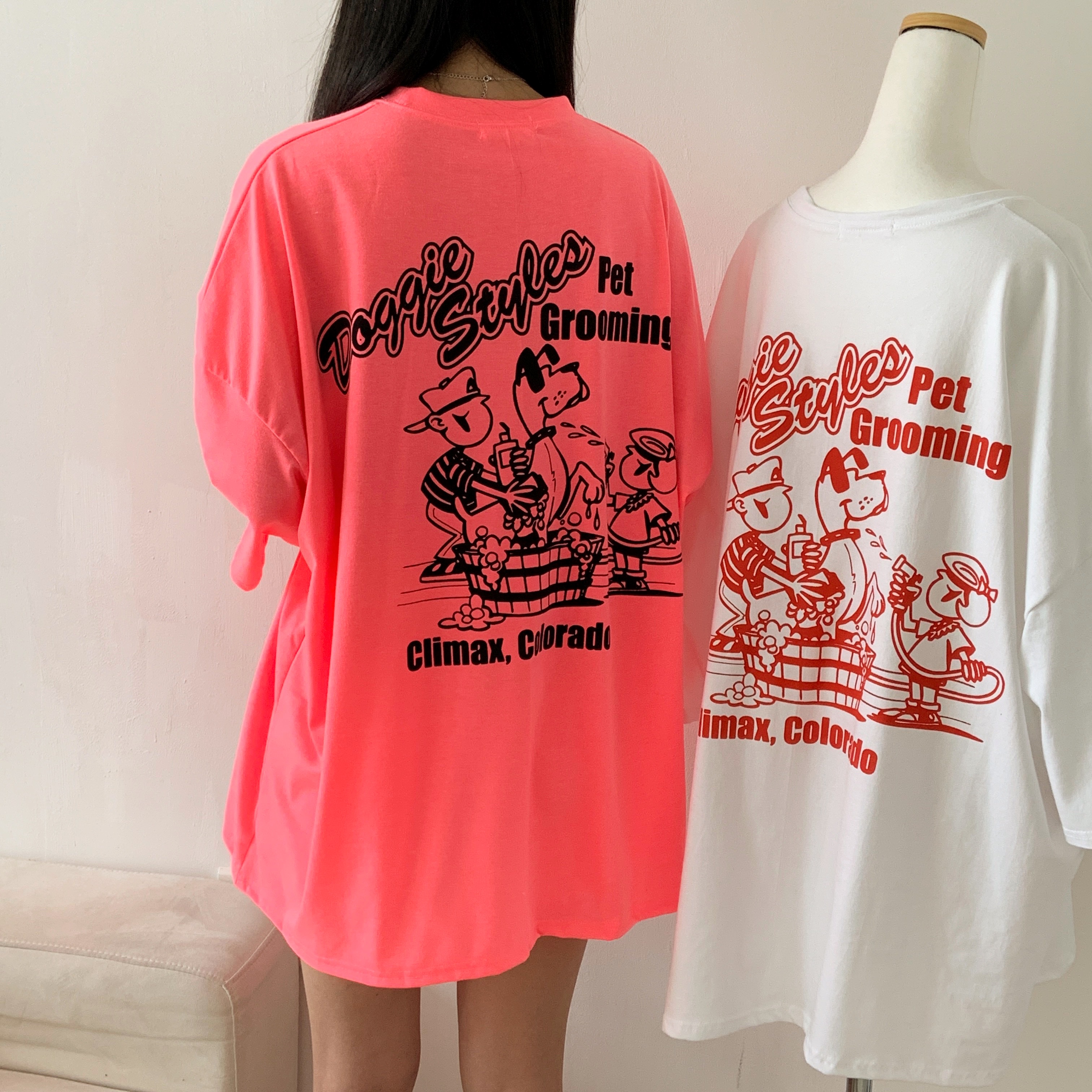 ボクシー半袖両面プリントTシャツ | 詳細画像6