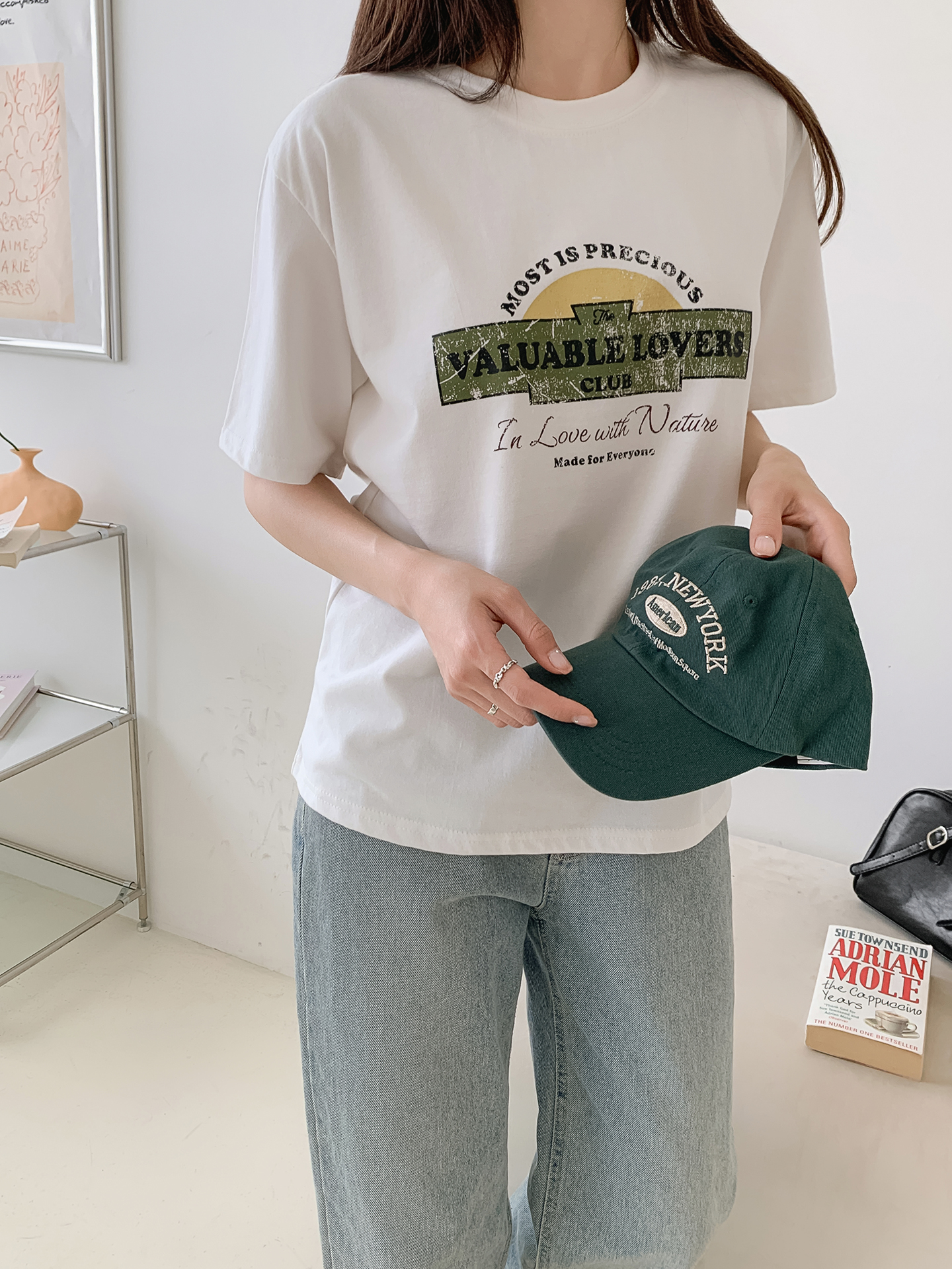 ラウンドネック半袖ロゴTシャツ | 詳細画像3