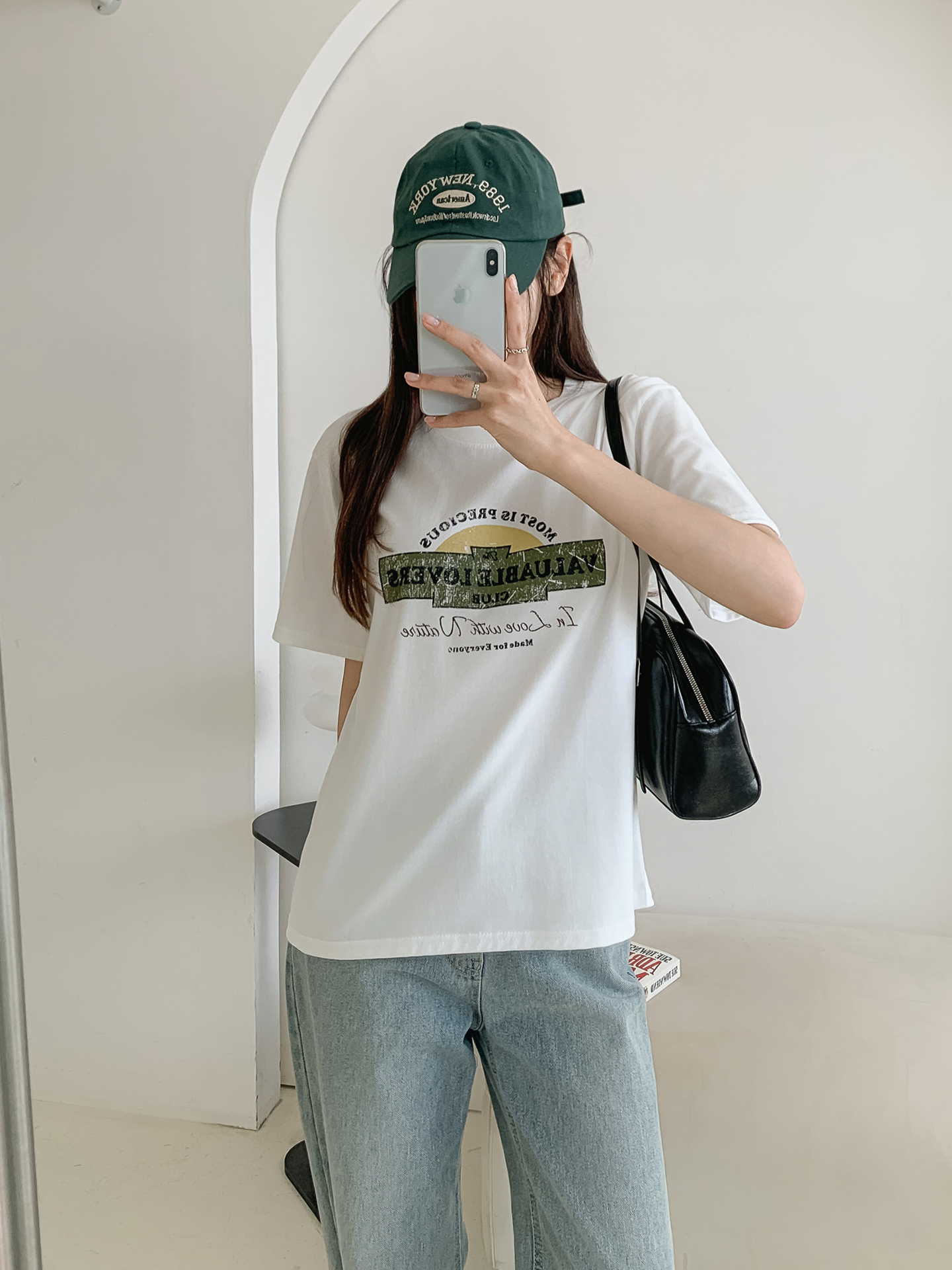 ラウンドネック半袖ロゴTシャツ | 詳細画像10