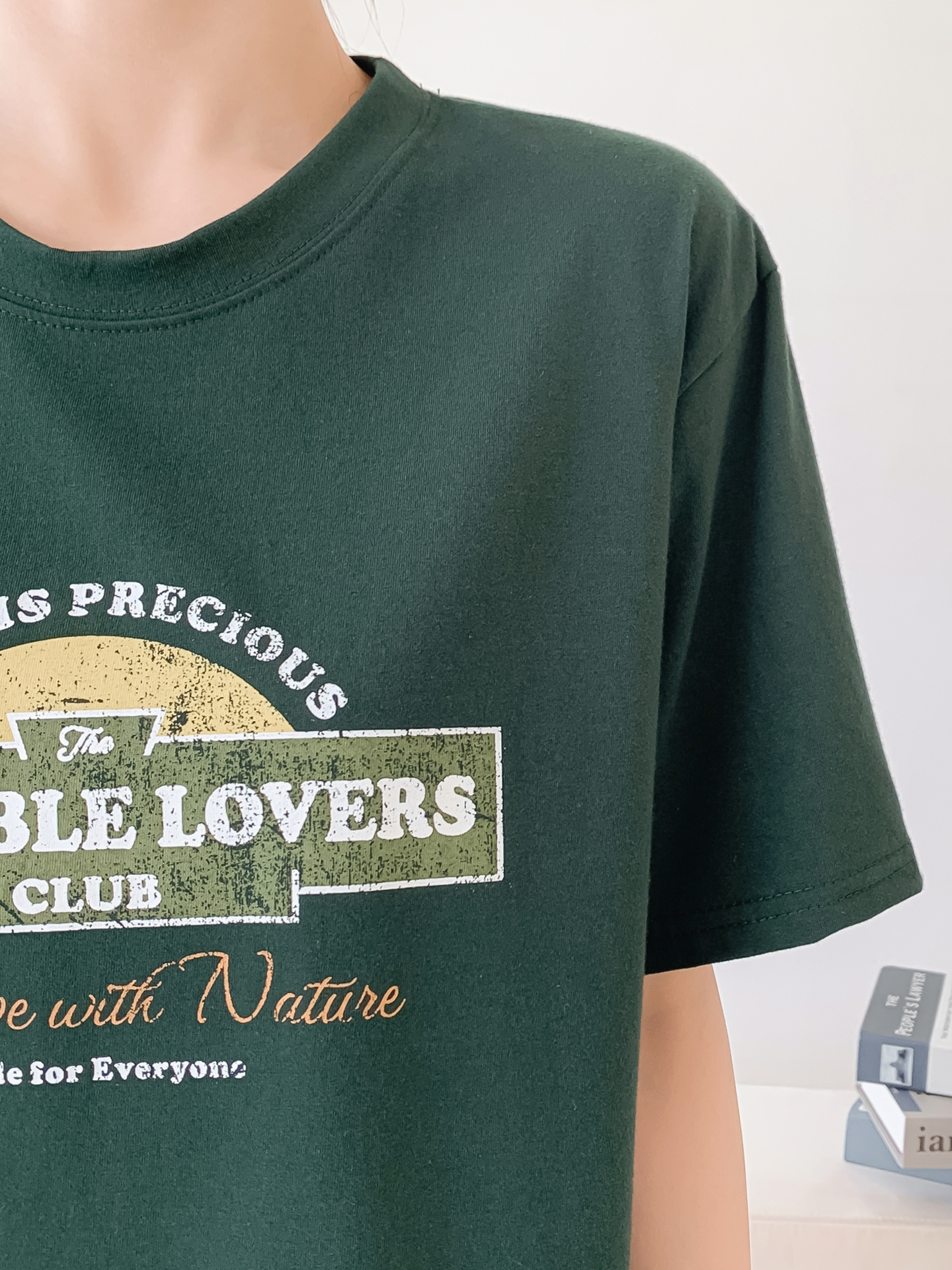 ラウンドネック半袖ロゴTシャツ | 詳細画像15