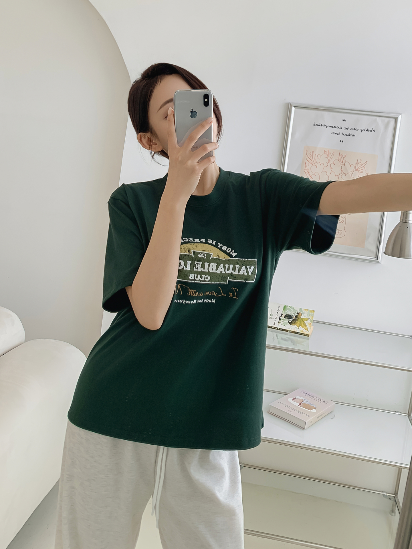 ラウンドネック半袖ロゴTシャツ | 詳細画像19