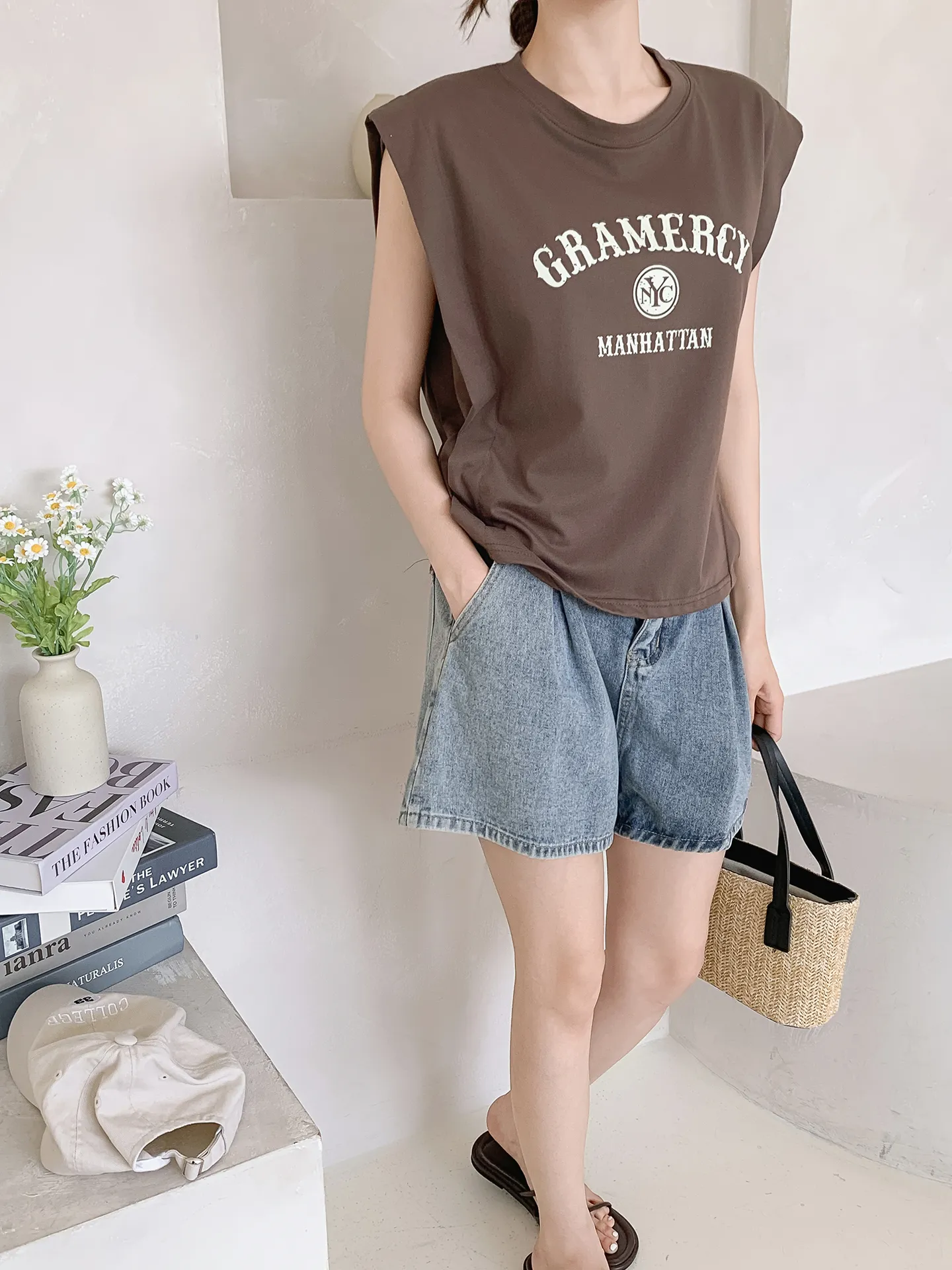 ラウンドネック半袖ロゴTシャツ | 詳細画像1