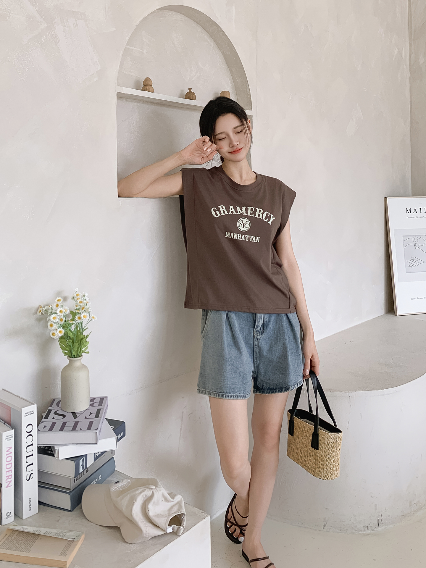 ラウンドネック半袖ロゴTシャツ | 詳細画像12